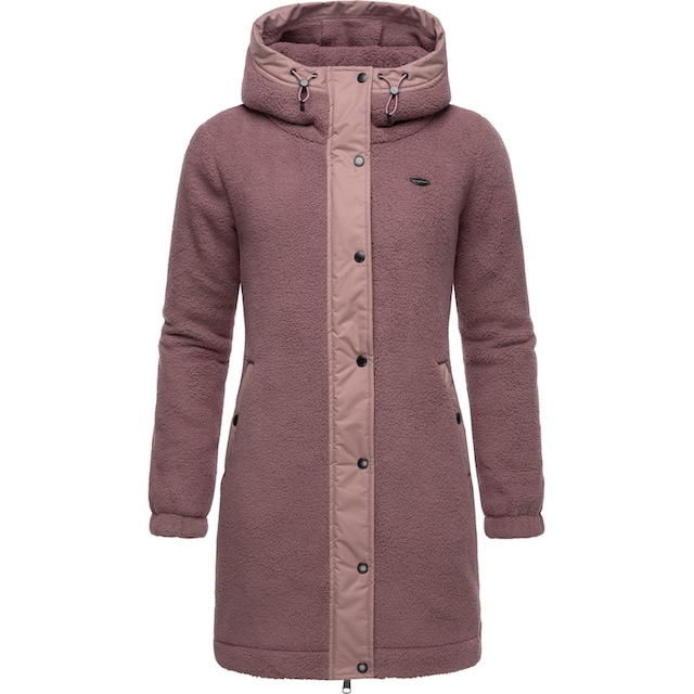 Ragwear Outdoorjacke »Cousy«, mit Kapuze, flauschige Übergangsjacke mit  Teddyfell und Kapuze online bestellen | BAUR