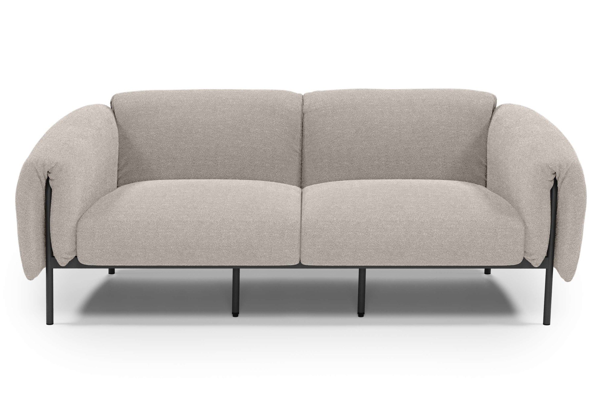 Home affaire 2-Sitzer "Lumi" Outdoor Gartensofa, wetterfeste Materialien, B günstig online kaufen