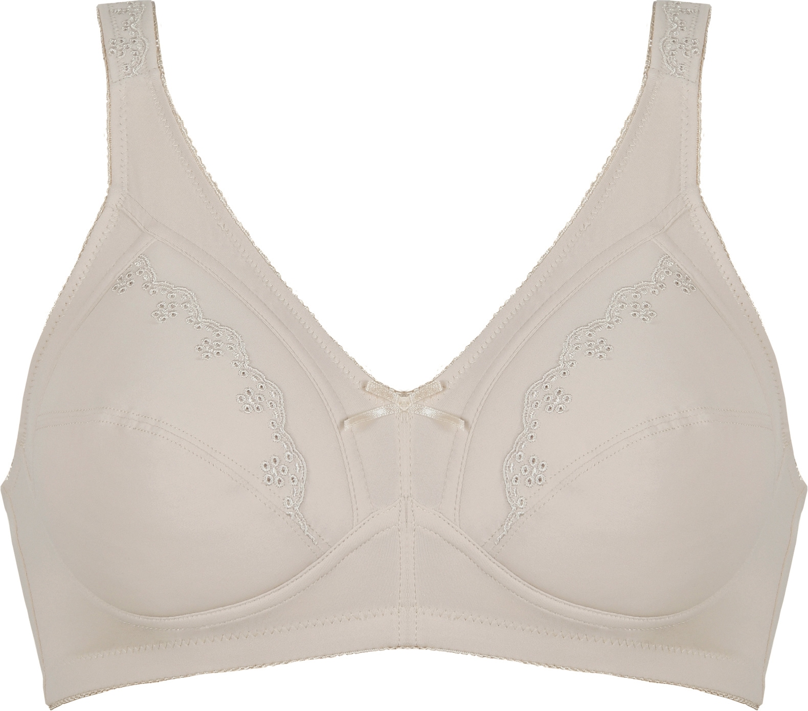 Naturana Bügelloser BH "Soft Cup" feminin, bequem, elastisch, breite Träger, ohne Bügel