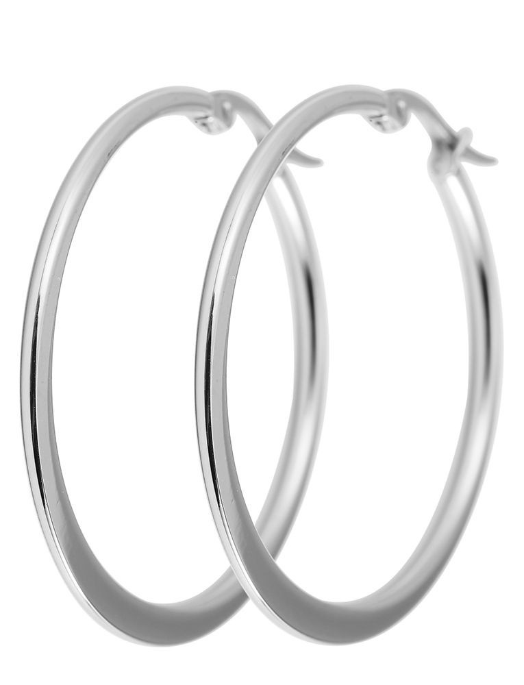 Adelia´s Paar Creolen »Neuheit 2025 - Damen Creolen aus poliertem Edelstahl«