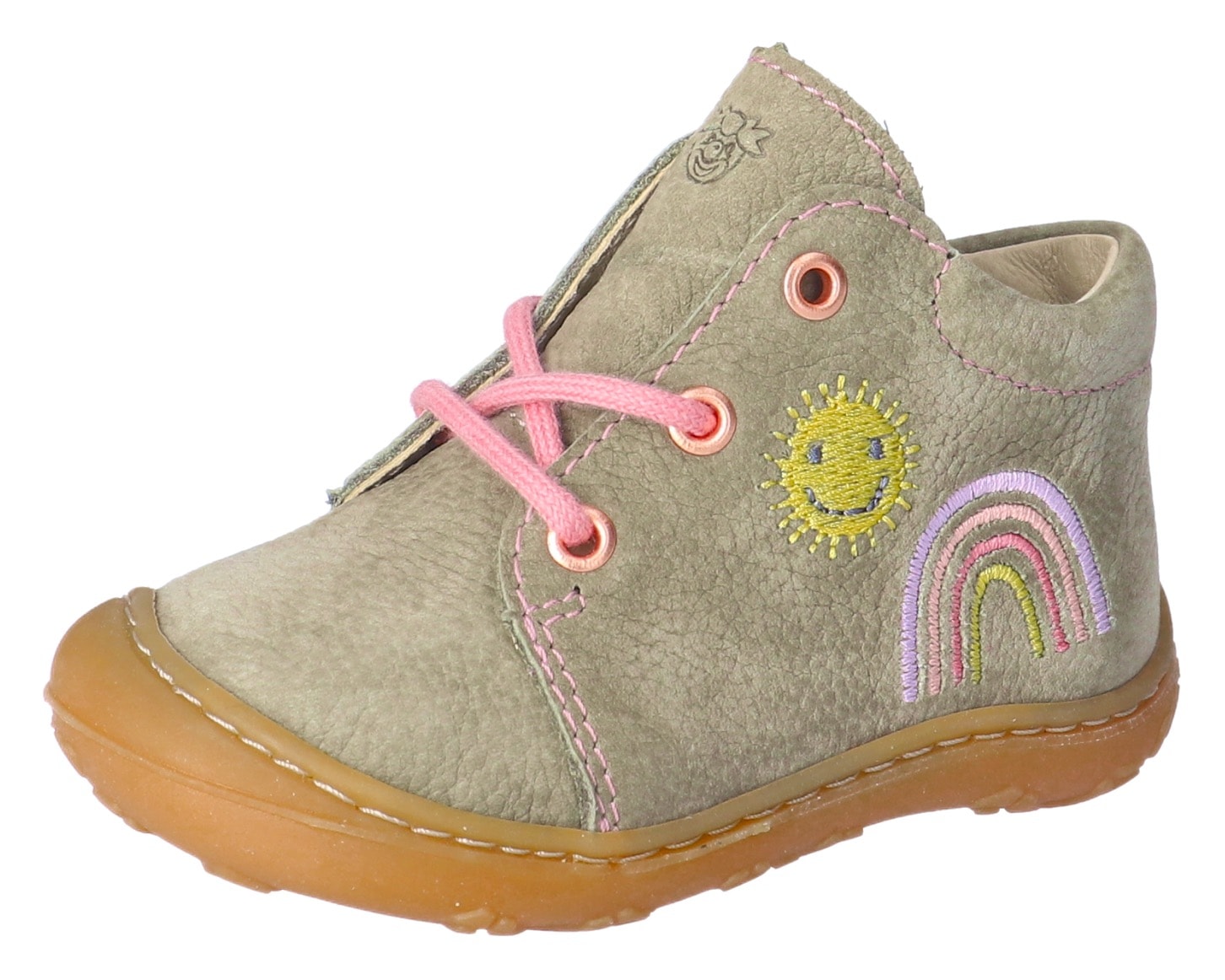 PEPINO by RICOSTA Lauflernschuh "MECKI", Schnürschuh mit Lederinnenausstattung, Größenschablone zum Download