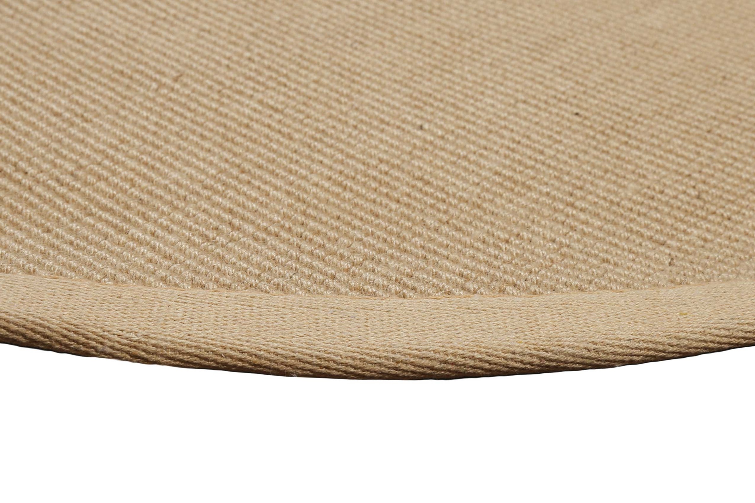 Wecon home Teppich »Hugo one« rund 5 mm Höhe Naturfaser, Jute, Sisal-Optik, modern, pflegeleicht, Wohnzimmer