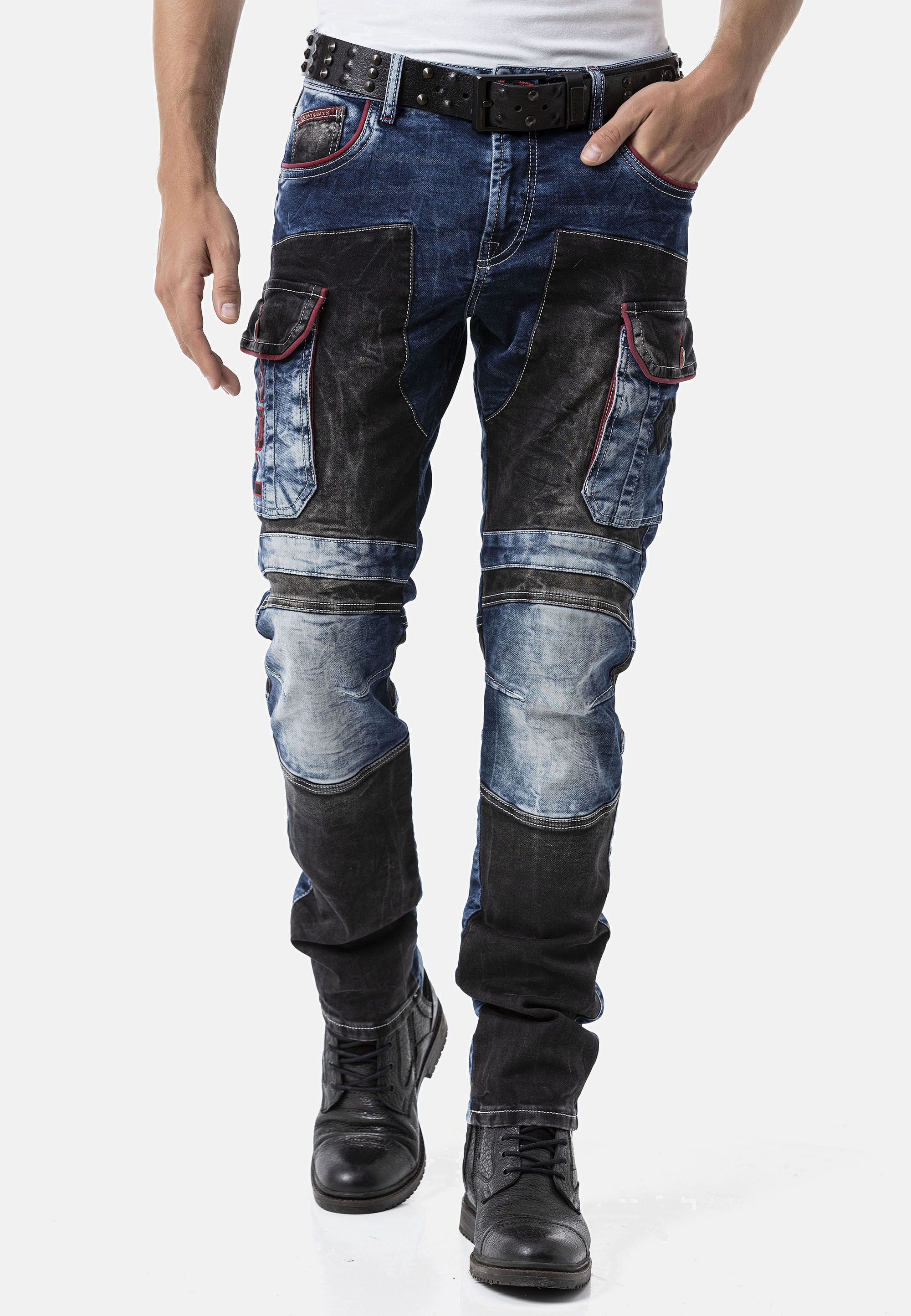 Cipo & Baxx 5-Pocket-Jeans "CD891" mit stylischer Waschung