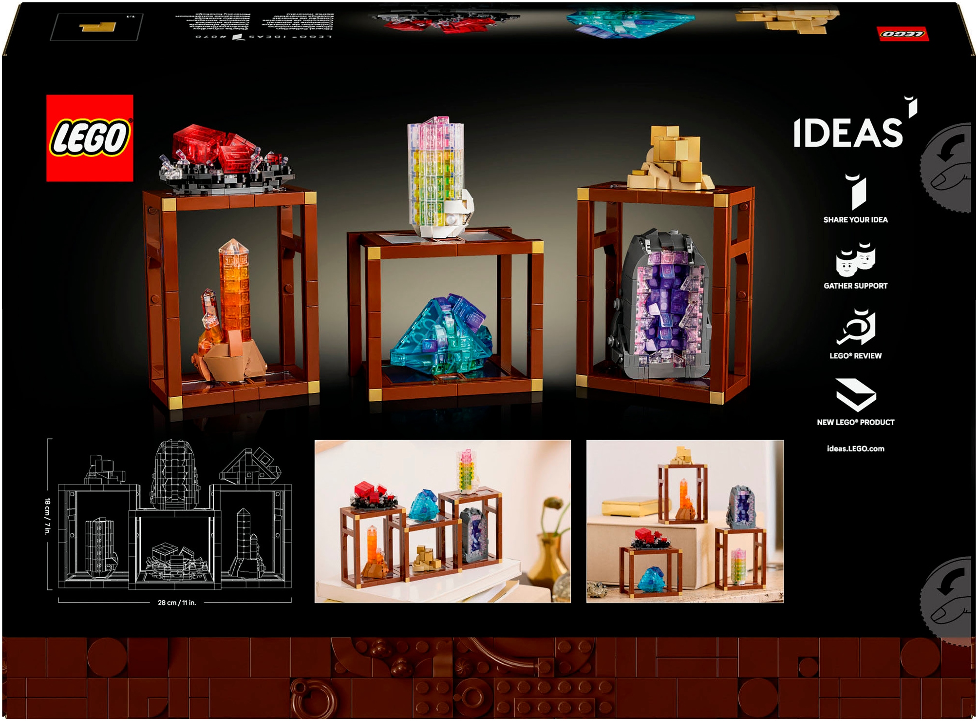 LEGO® Konstruktionsspielsteine »Mineraliensammlung (21362), LEGO Ideas« Made in Europe