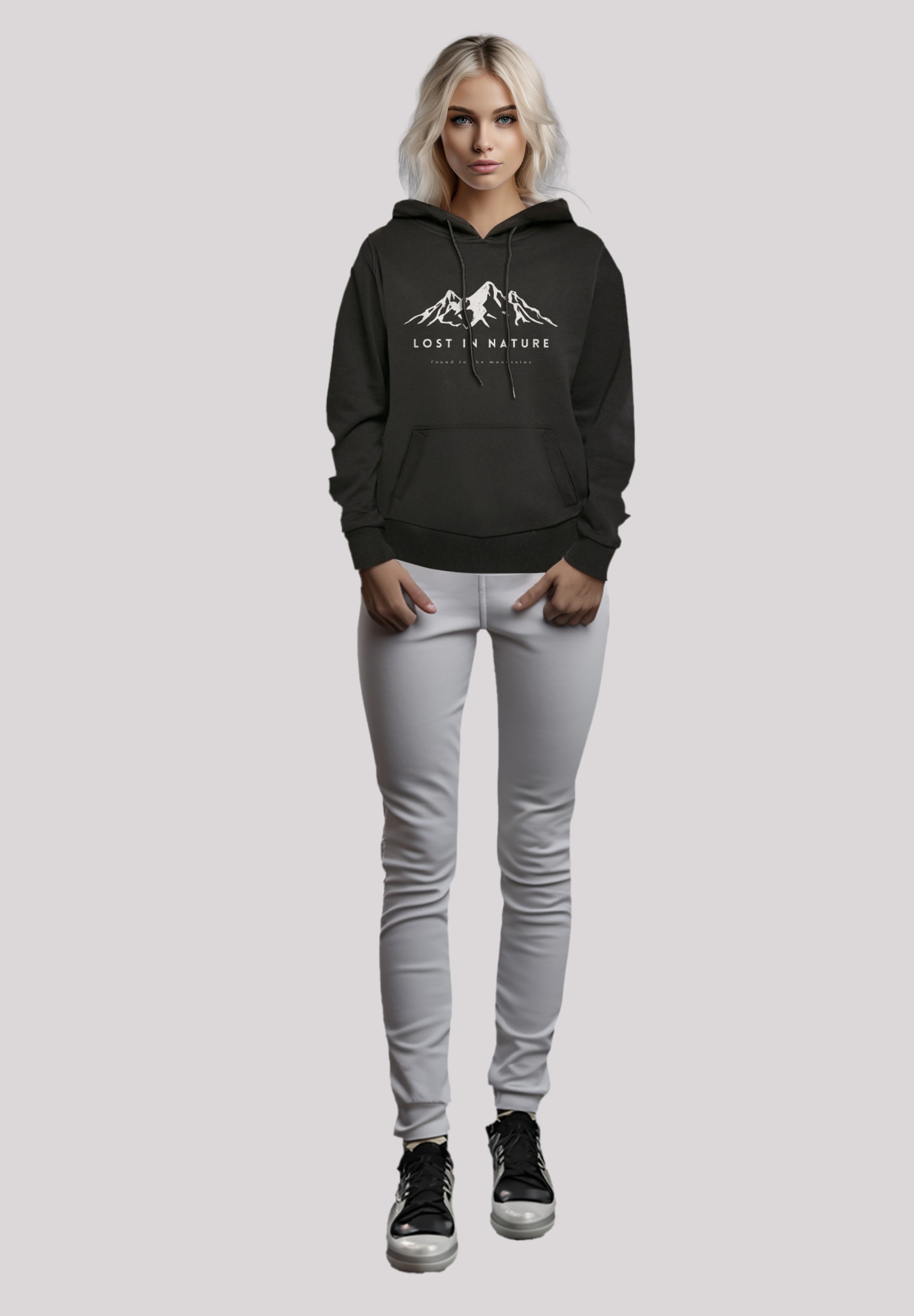 F4NT4STIC Kapuzenpullover »Lost in nature«, Hoodie, Warm, Bequem