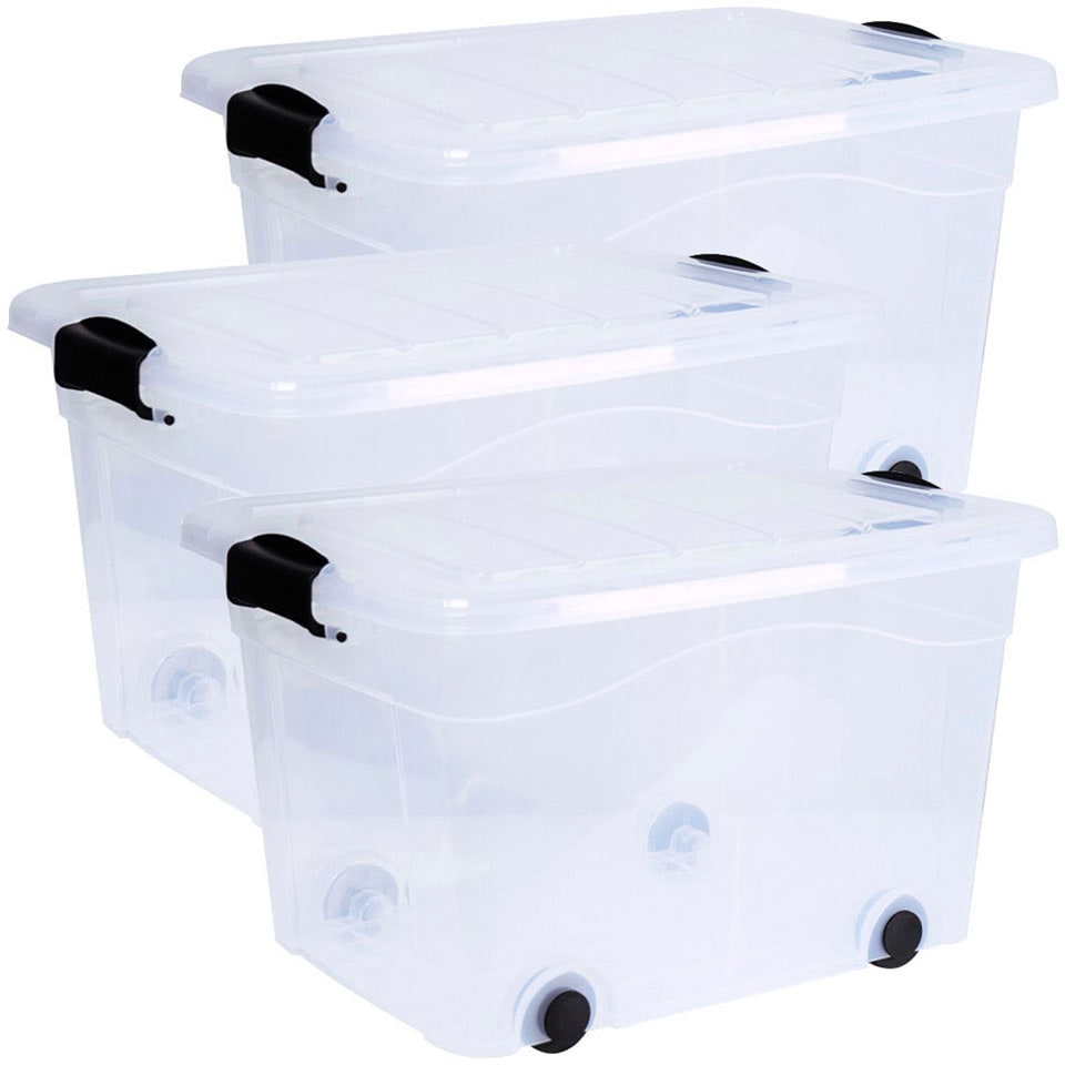 Siena Home Aufbewahrungsbox "Anzio" mit Rollen, Kunststoff günstig online kaufen