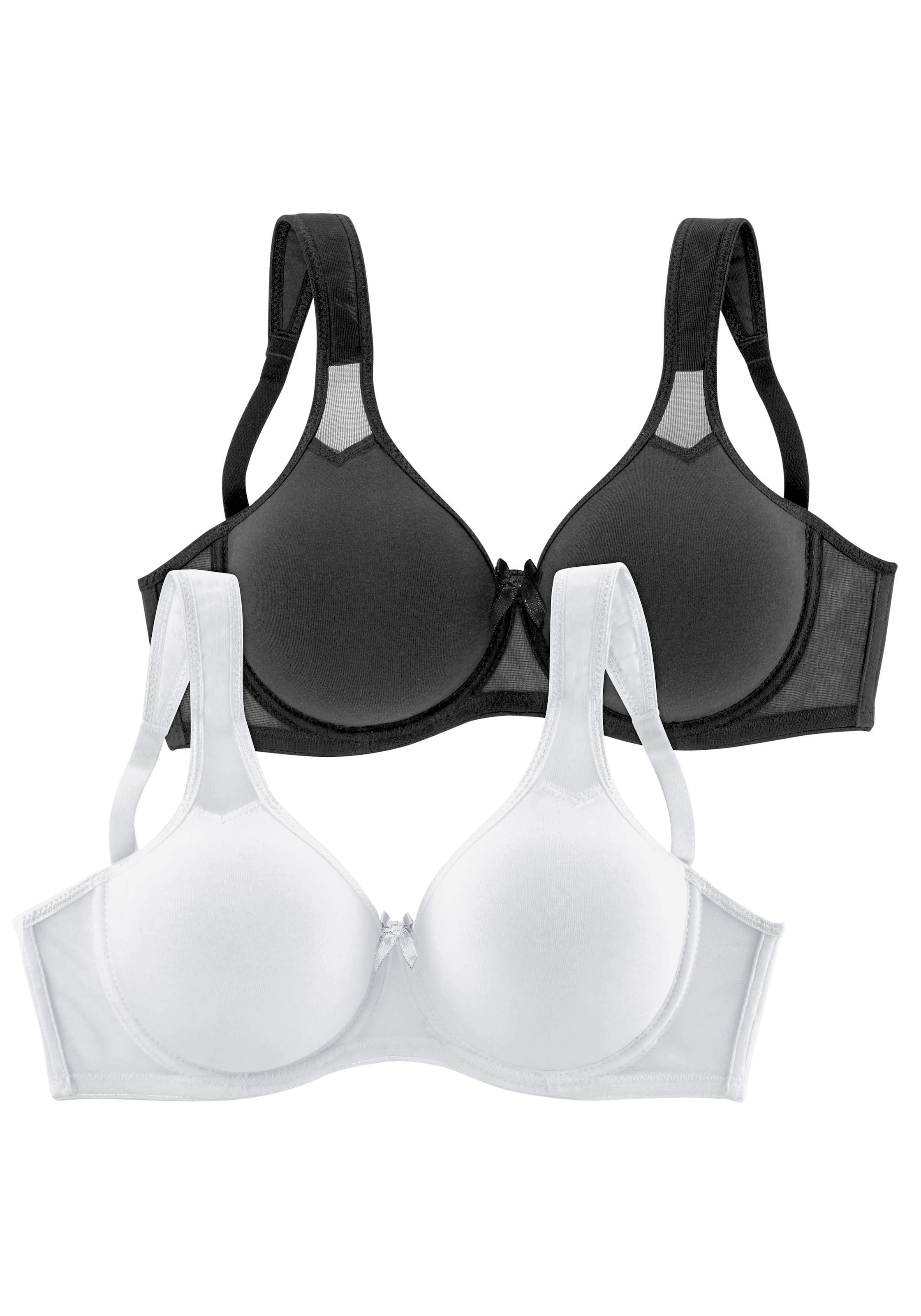 Basic fleur (Packung, Netzeinsätzen, bestellen Dessous BAUR und | mit petite 2 T-Shirt-BH, Bügel Stück),