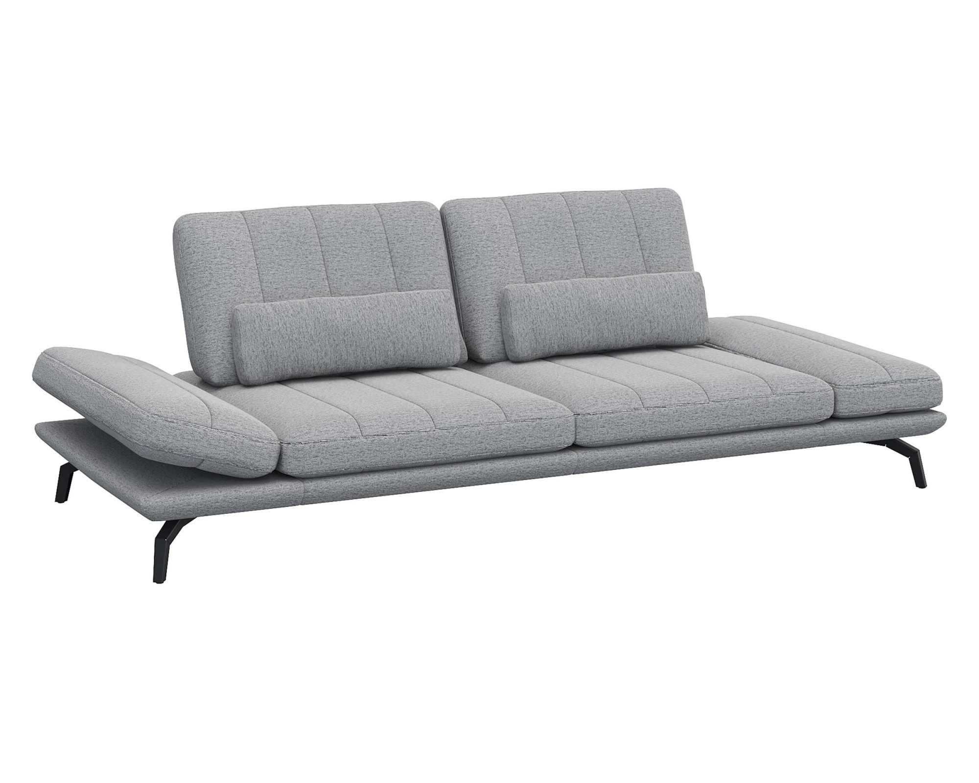 FLEXLUX 3-Sitzer »Tropea Funktionssofa, Designsofa, Relaxfunktion, TV-Couch,«, mit Armteilverstellung sowie Sitztiefenverstellung, Breite 252 cm