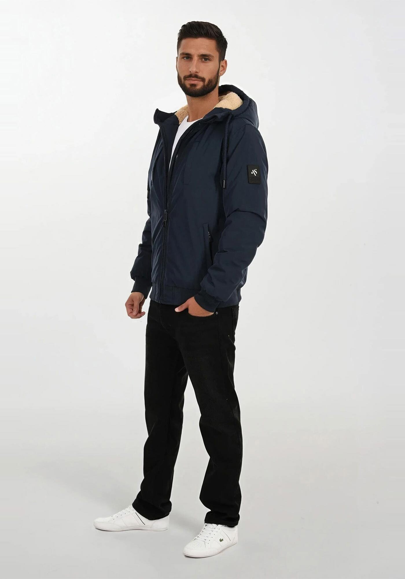 Thumbnail - Alessandro Salvarini Winterjacke "ASPedro" innen mit warmem Teddyfell