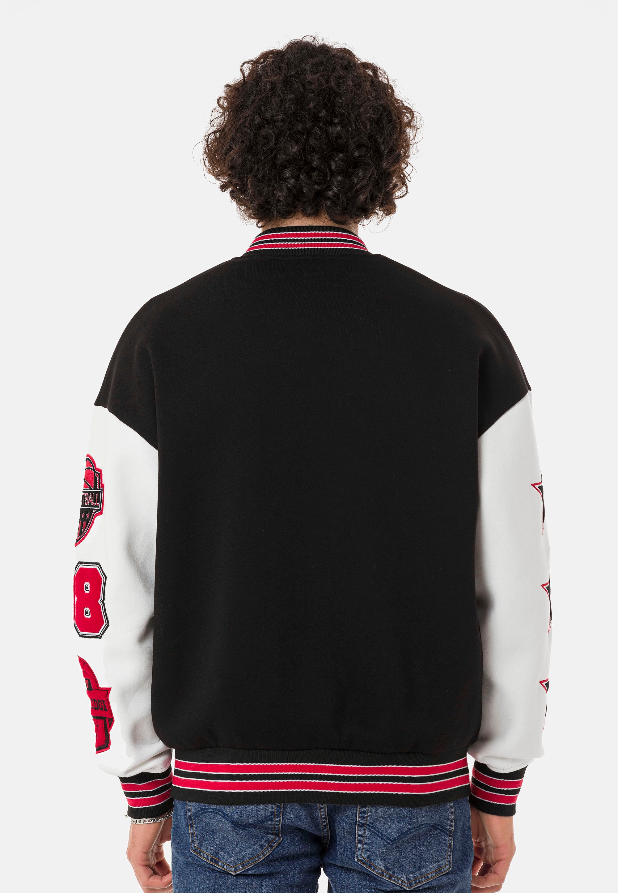 RedBridge Collegejacke »Einburgendanganeda«, mit fein gearbeiteten Patches