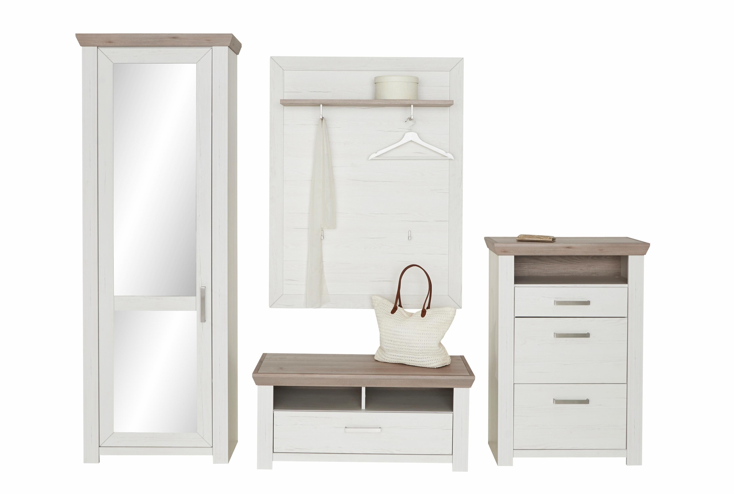 set one by Musterring Garderoben-Set "york" Set, 4 Stk. tlg. günstig online kaufen