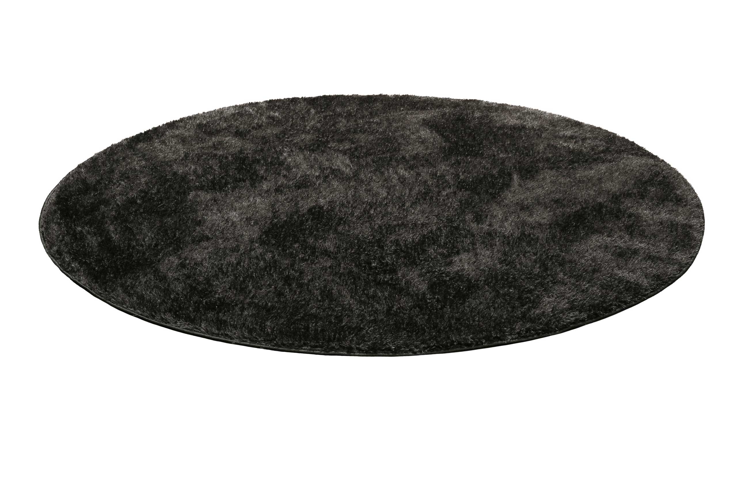 Homie Living Teppich "Flavio" rund 30 mm Höhe Hochflor, gewebt, weich, uni, Wohnzimmer, Schlafzimmer, waschbar