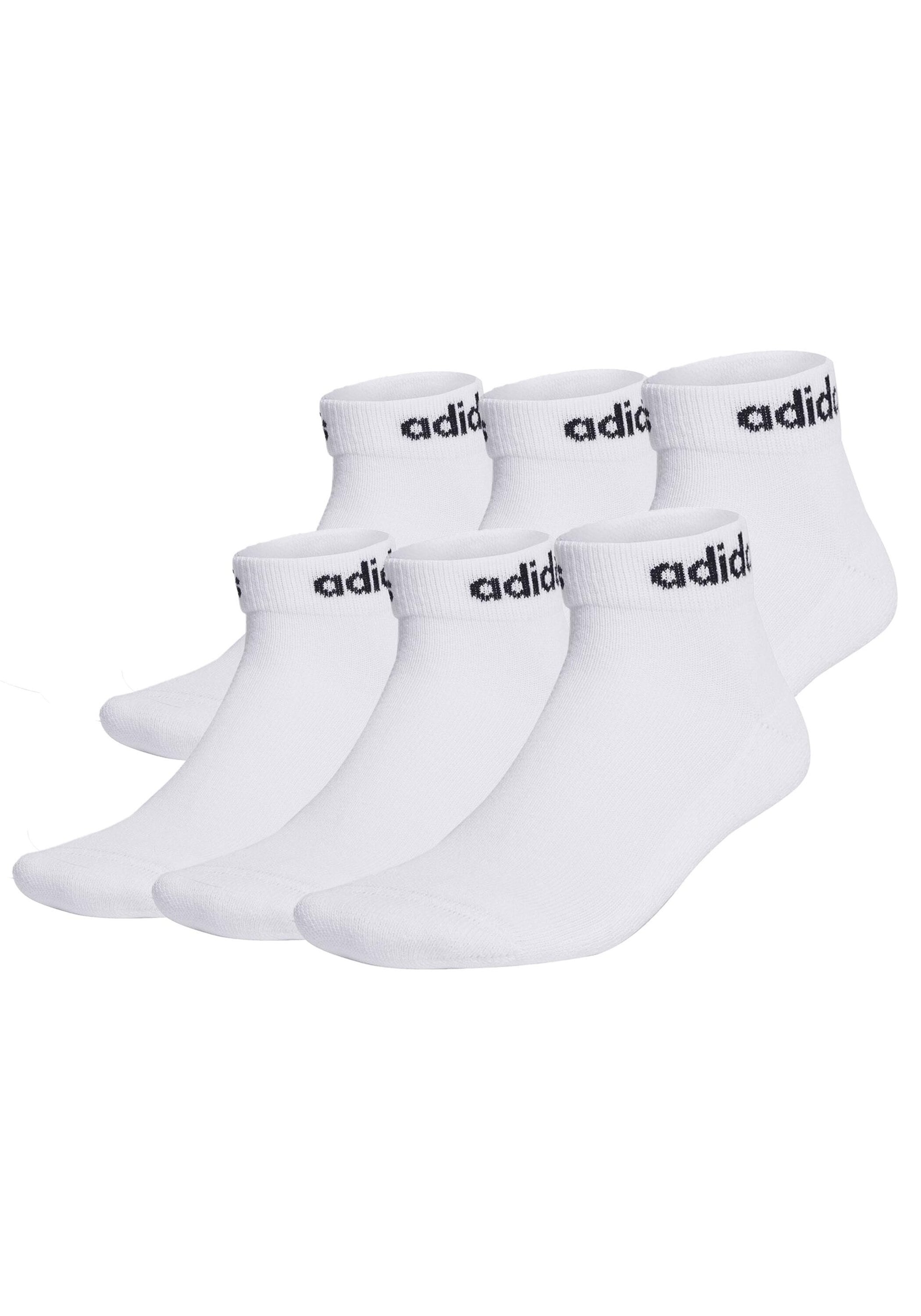 adidas Originals Kurzsocken "Socken Linear Cushioned Ankle 6er Pack"