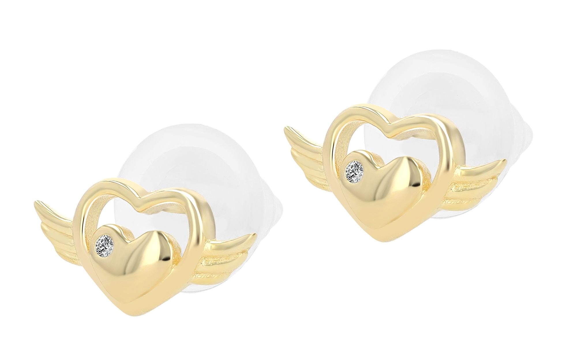 Adelia´s Paar Ohrhänger »Damen Ohrringe – Ohrstecker aus 925 Silber mit Zirkonia« Geschenkidee: zeitlos und vielseitig