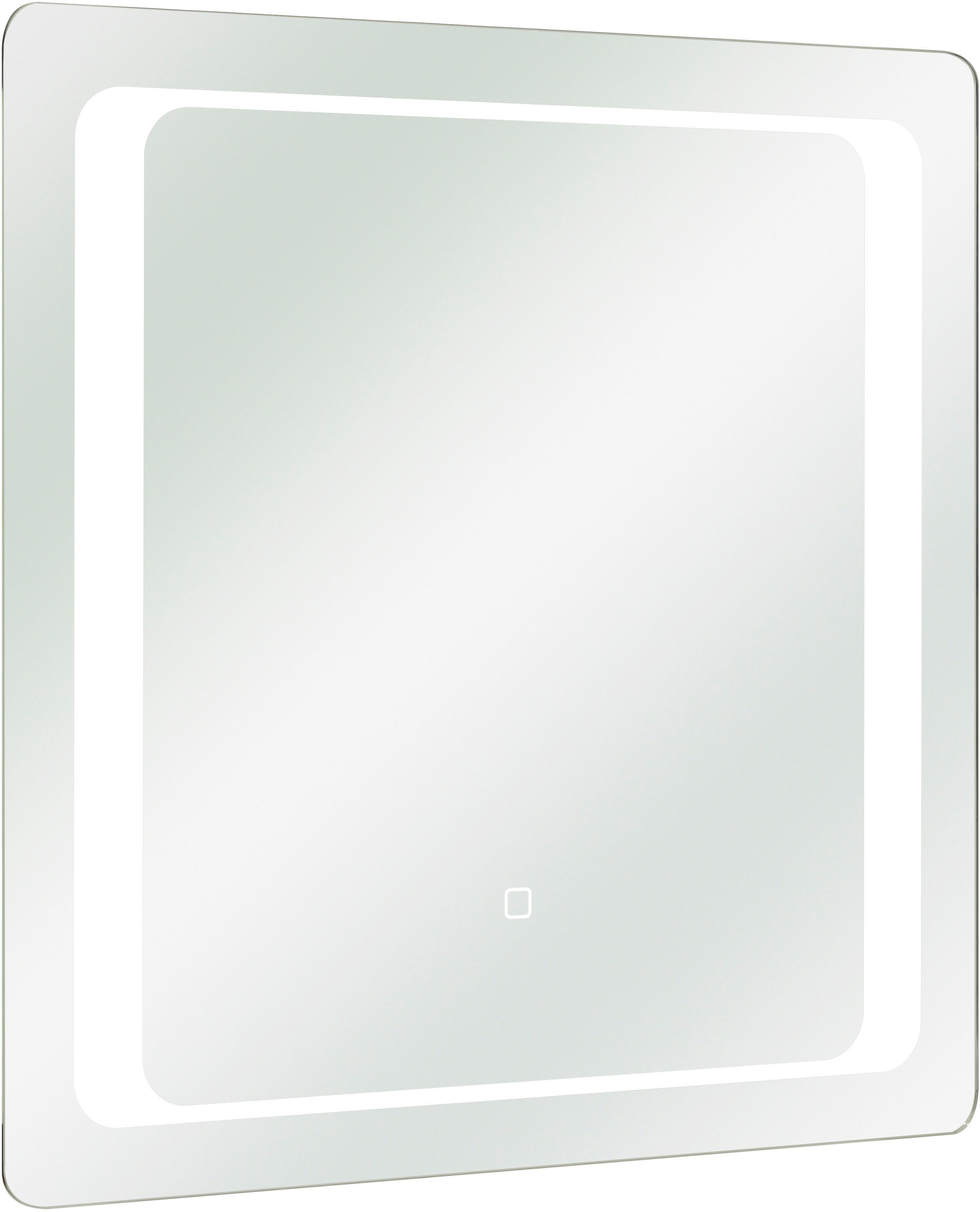 Thumbnail - Saphir Badmöbel-Set "Quickset 2-teilig, Keramik-Aufsatzbecken mit LED-Spiegel" 5 Stk. tlg.