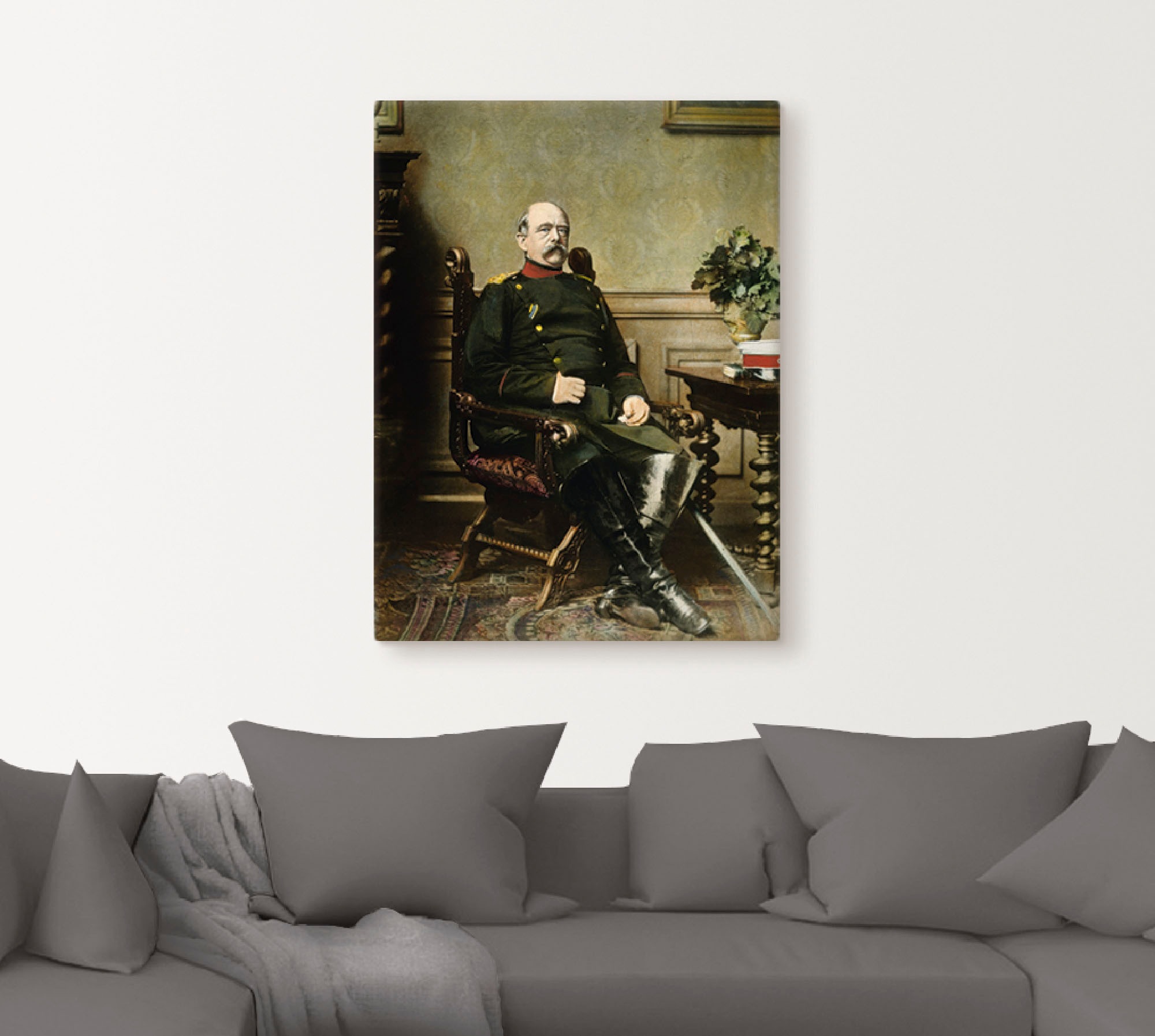 Artland Wandbild "Otto von Bismarck" Menschen 1 Stk. tlg. als Leinwandbild, günstig online kaufen