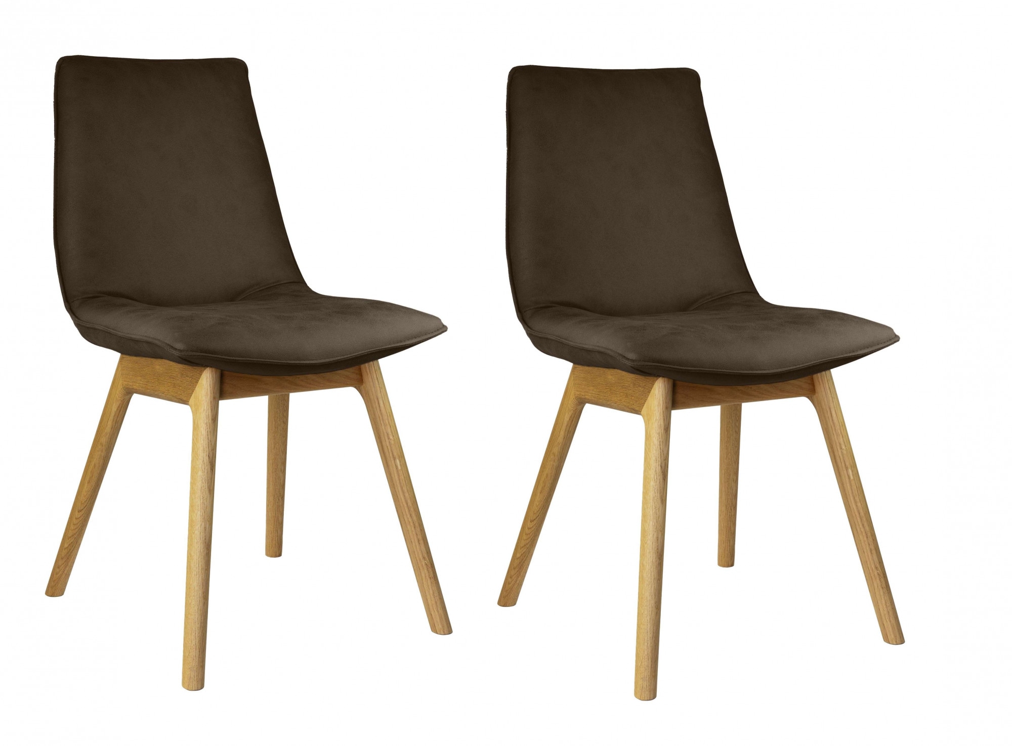 andas Esszimmerstuhl "Ramon", (Set), 2 St., Microfaser, mit Massivholzbeine günstig online kaufen