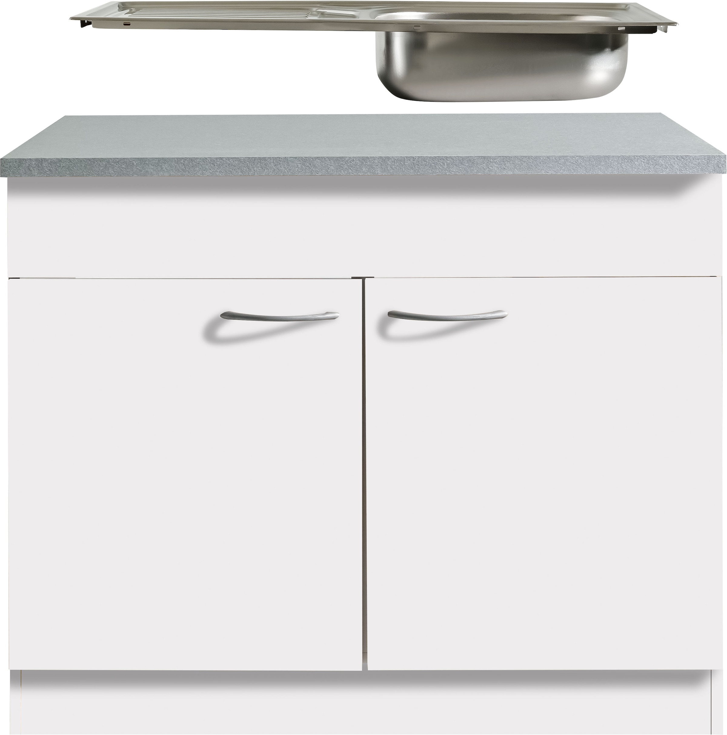 wiho Küchen Spülenschrank »Kiel«, 100 cm breit, 60 cm tief