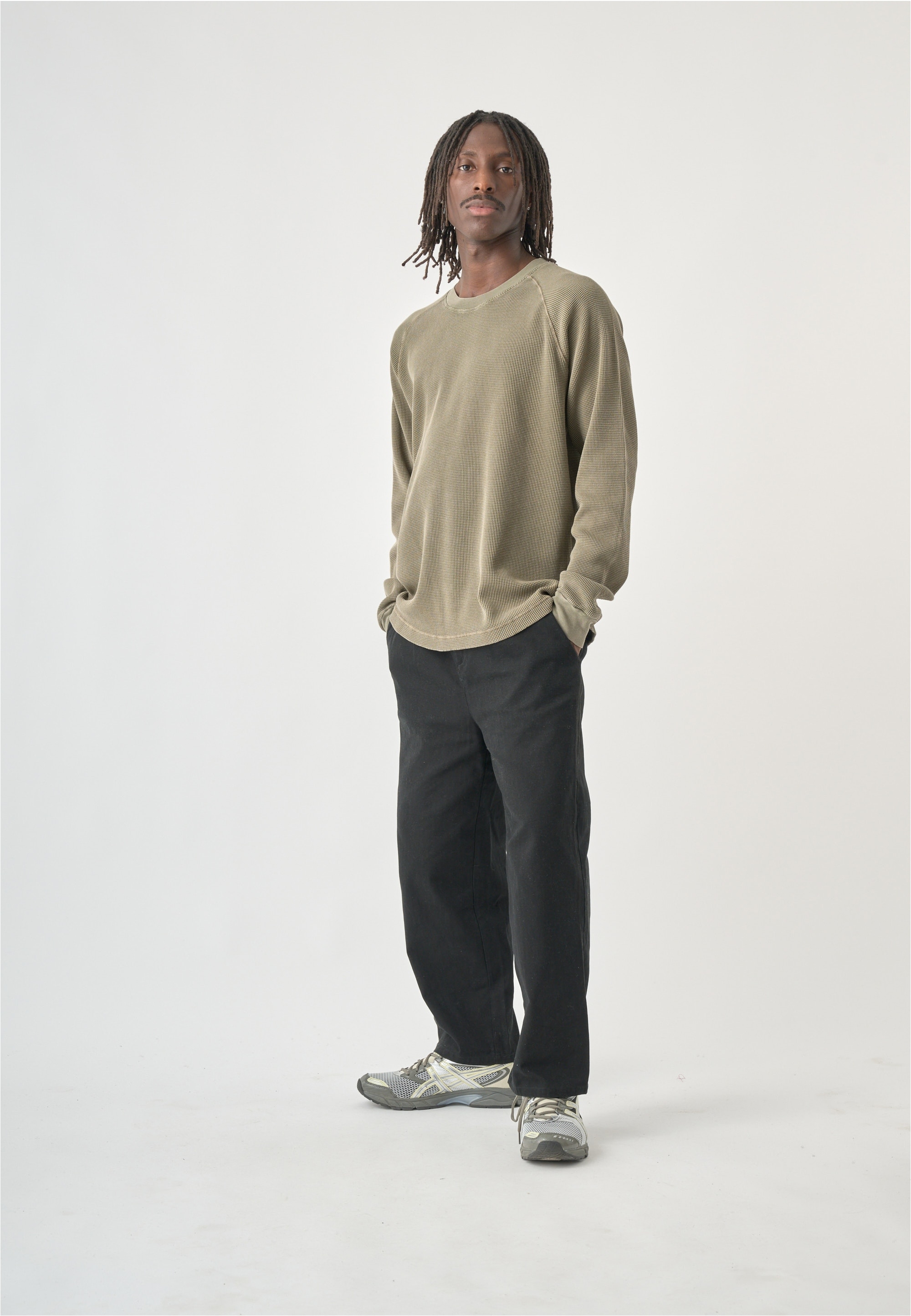 Cleptomanicx Strickpullover »Boxy Crewneck Thermal« im lockeren Schnitt