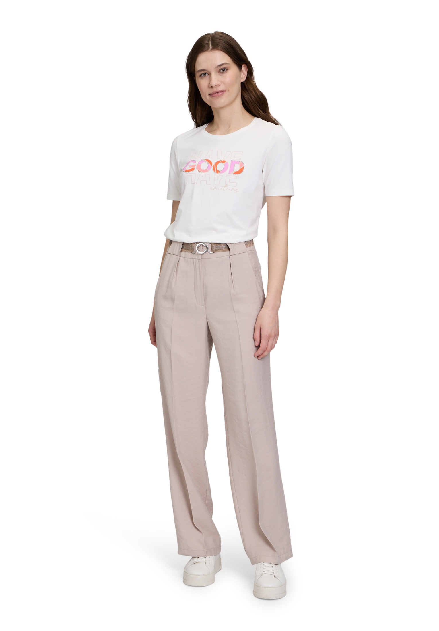 Betty Barclay Stoffhose »Betty Barclay Stoffhose unifarben«, Mit Gürtel