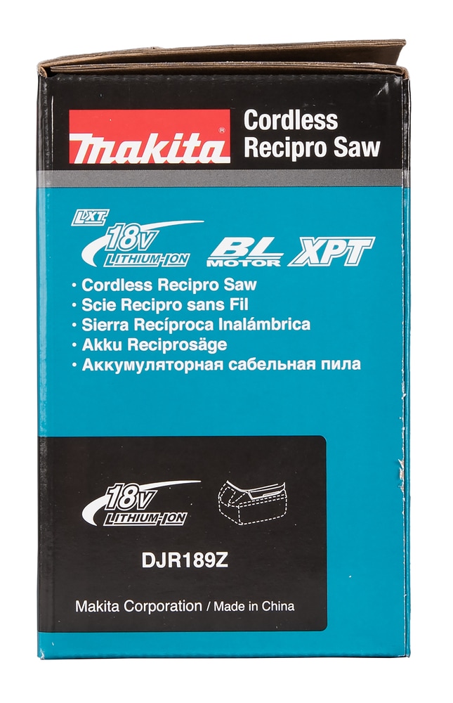 Makita Akku-Reciprosäge »DJR189Z«, LXT 18V • 0-3.100 min-1, ohne Akku und Ladegerät