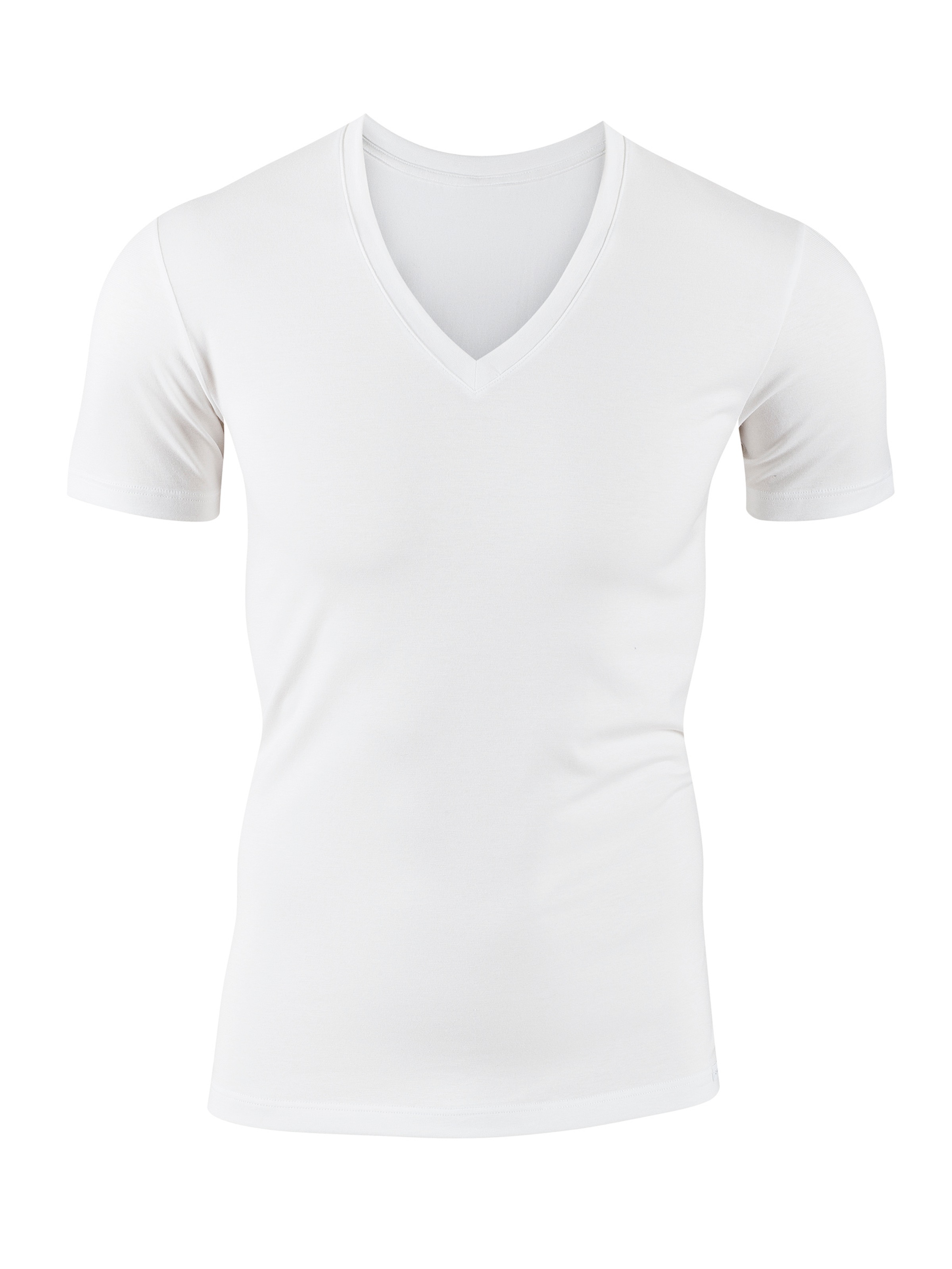 CALIDA V-Shirt "Evolution", mit tiefem V-Ausschnitt, Interlock-Qualität, Ku günstig online kaufen