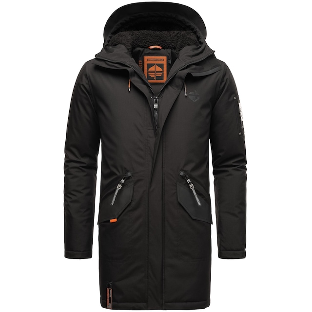 Stone Harbour Wintermantel »Ragaan«, modischer Herren Winterparka mit  Teddyfell Futter ▷ bestellen | BAUR