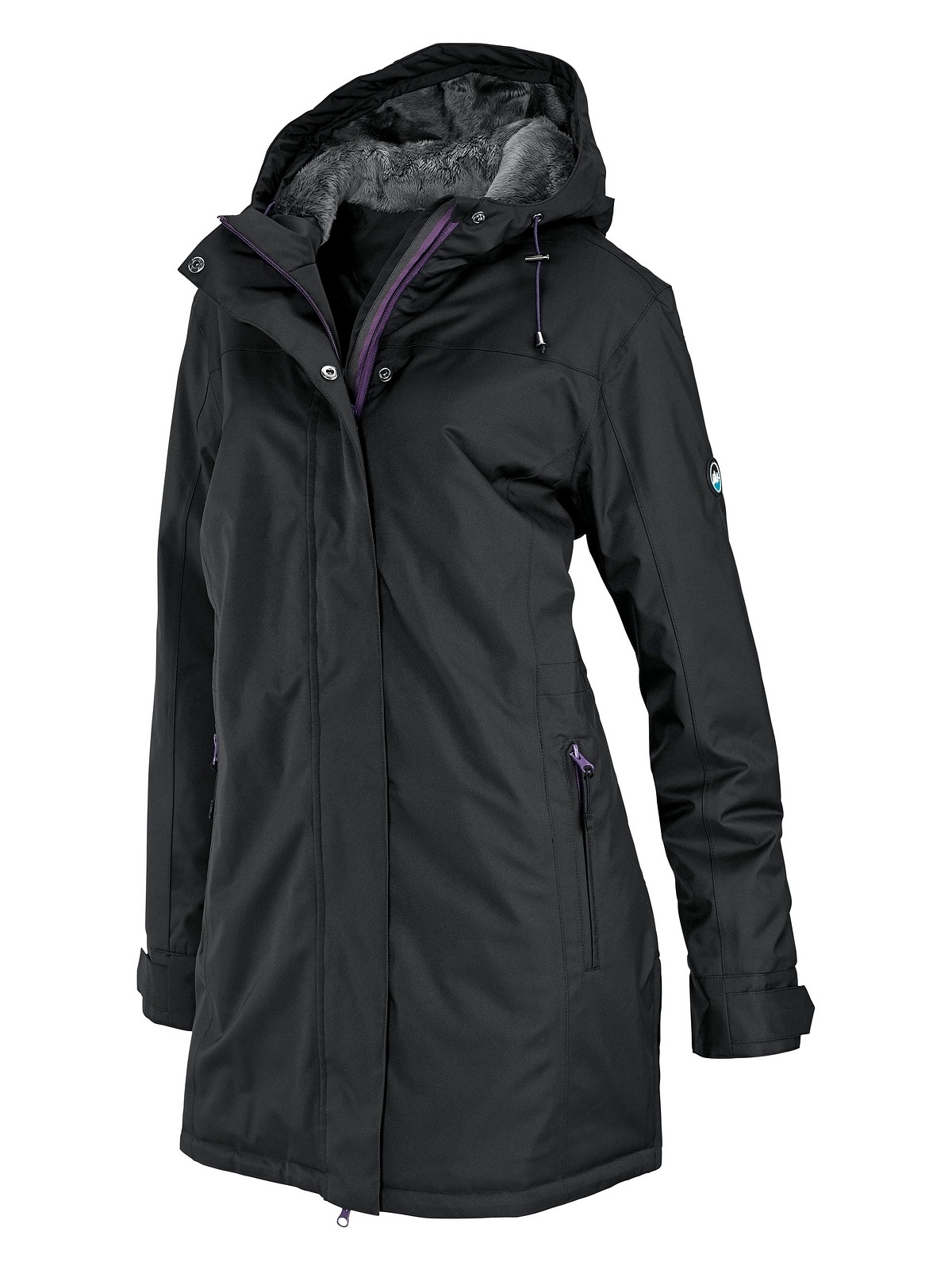 Polarino Outdoorjacke »Große Größen«, mit Kapuze, Atmungsaktiv, winddicht, wasserdicht. Wassersäule 8000mm