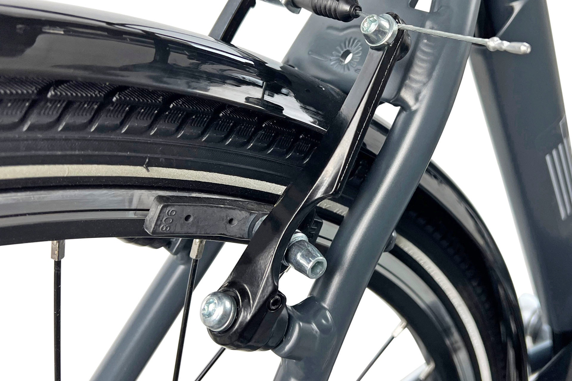 LLobe »City E-Bike 28" County anthrazit« 7 Gang Shimano Altus Schaltwerk Kettenschaltung Heckmotor 250 W