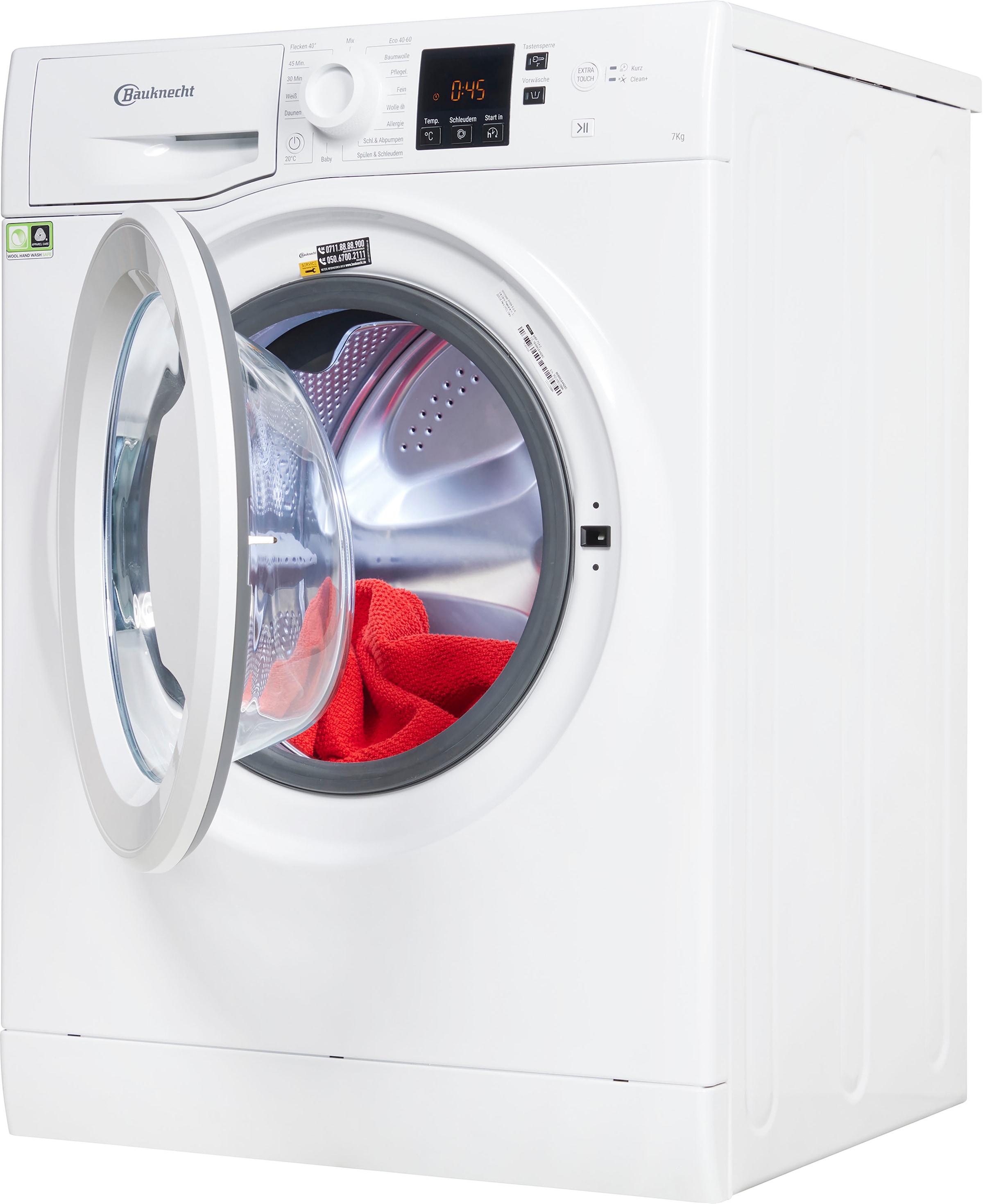 BAUKNECHT Waschmaschine »WBP 714 kaufen 1400 B, 7 BAUR U/min kg, B«, | 714 WBP