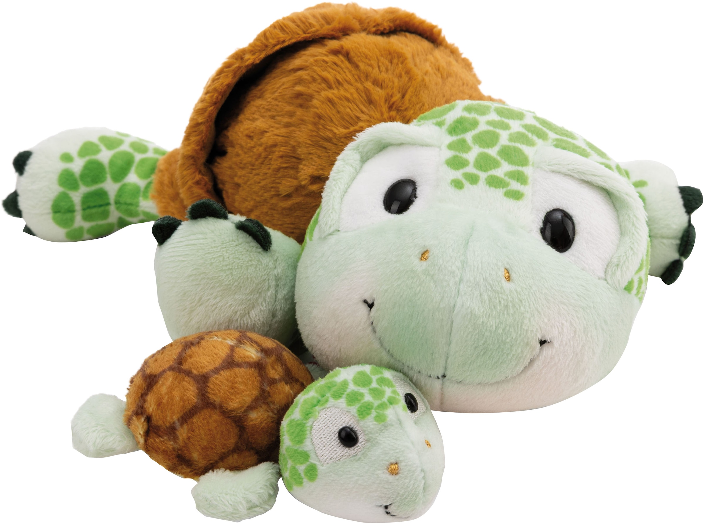 Nici Kuscheltier »Homies, Schildkröte mit Baby, 28cm liegend«