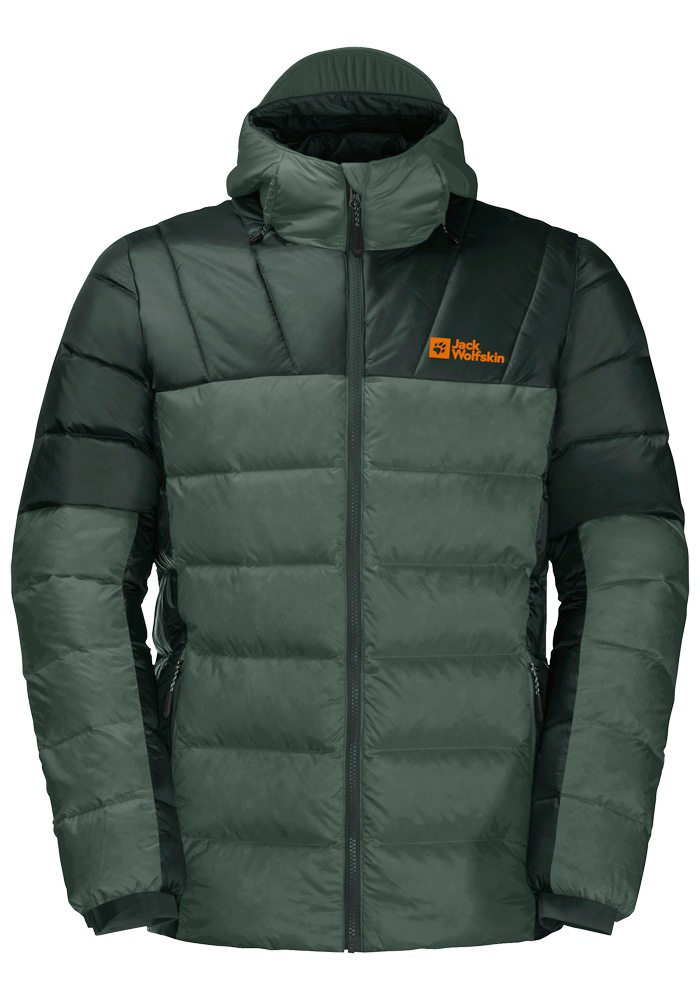 Jack Wolfskin Daunenjacke »NEBELHORN DOWN HOODY M«, mit Kapuze