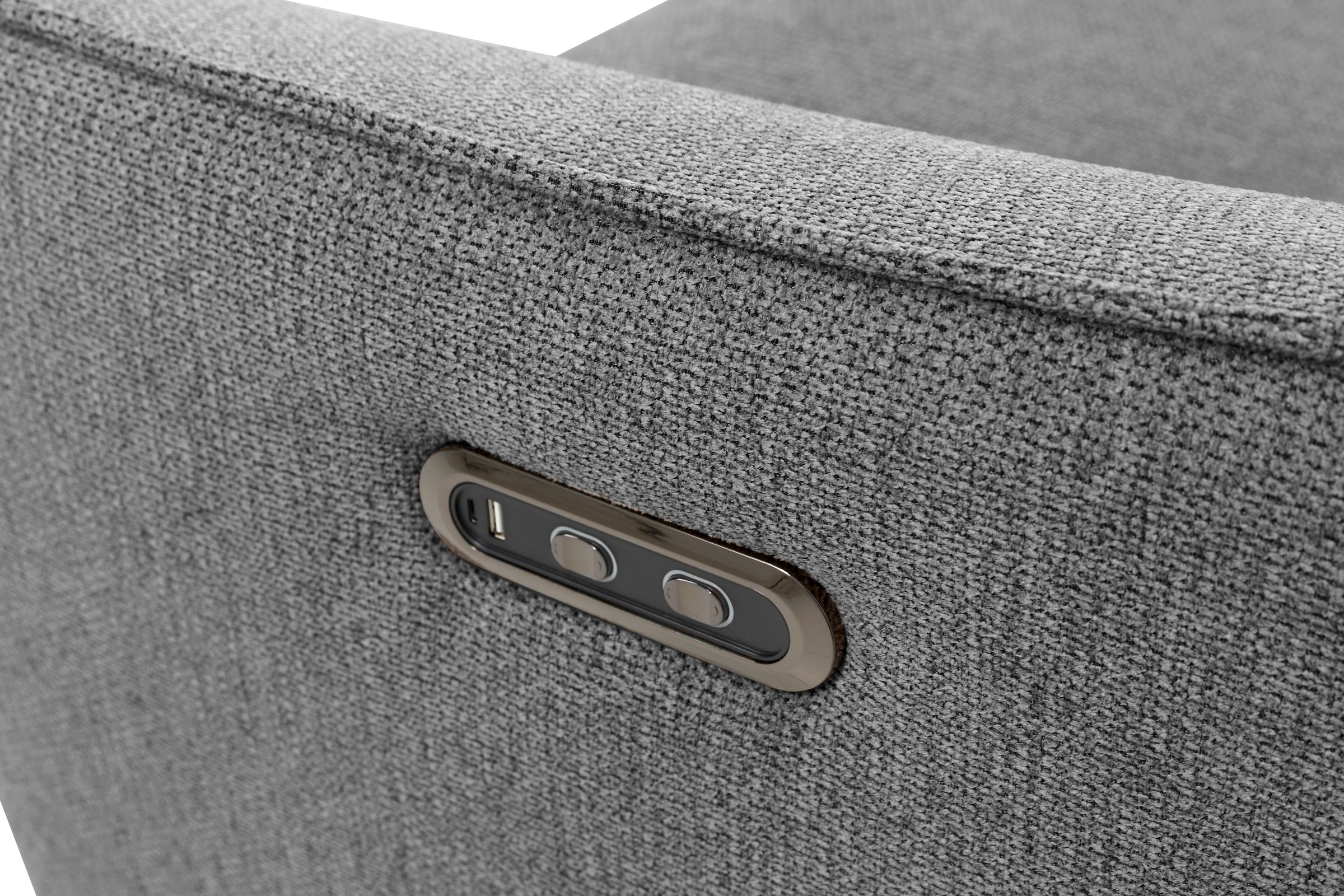 INOSIGN Ecksofa »TAYLER 3-Sitzer, L-Form (Breite 239cm), elektr. Relaxfunktion, USB A/C«, und Recamiere, Liegefunktion durch Recliner, Federkernpolsterung