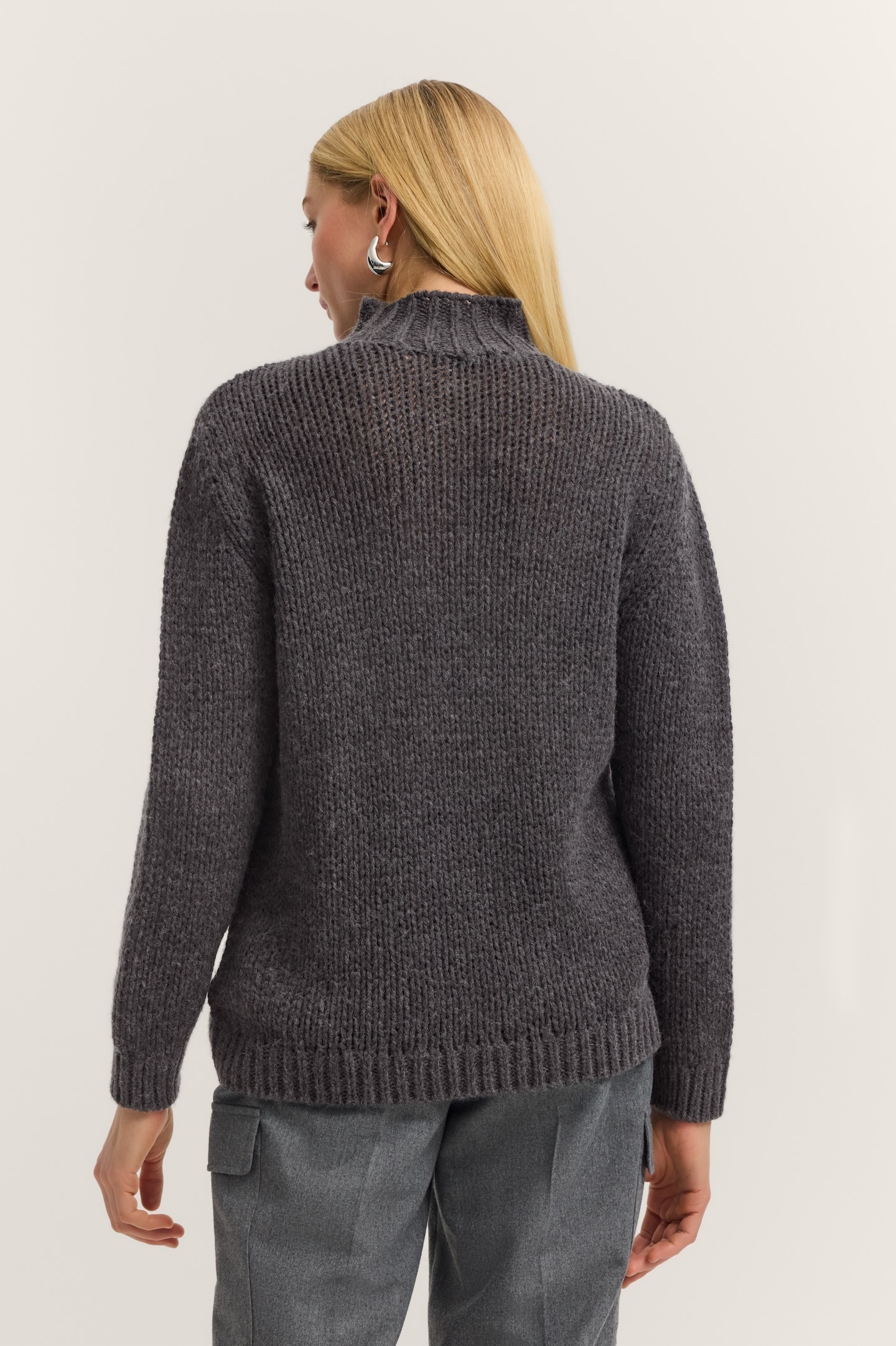 bugatti Rollkragenpullover "Grobstrick", aus einem weichen Alpaka-Woll-Mix günstig online kaufen