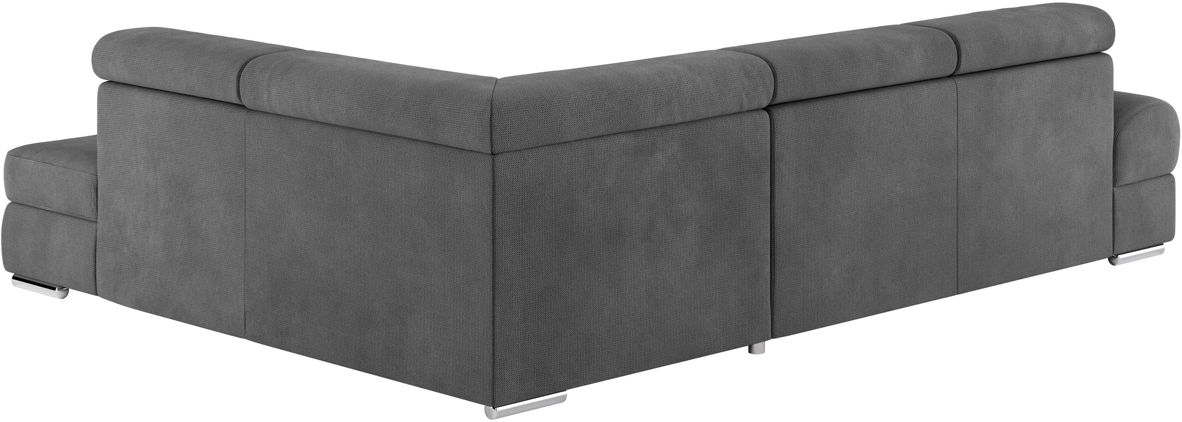 sit&more Ecksofa »Broadway L-Form«, mit verstellbaren Kopfteilen, wahlweise mit Bettfunktion