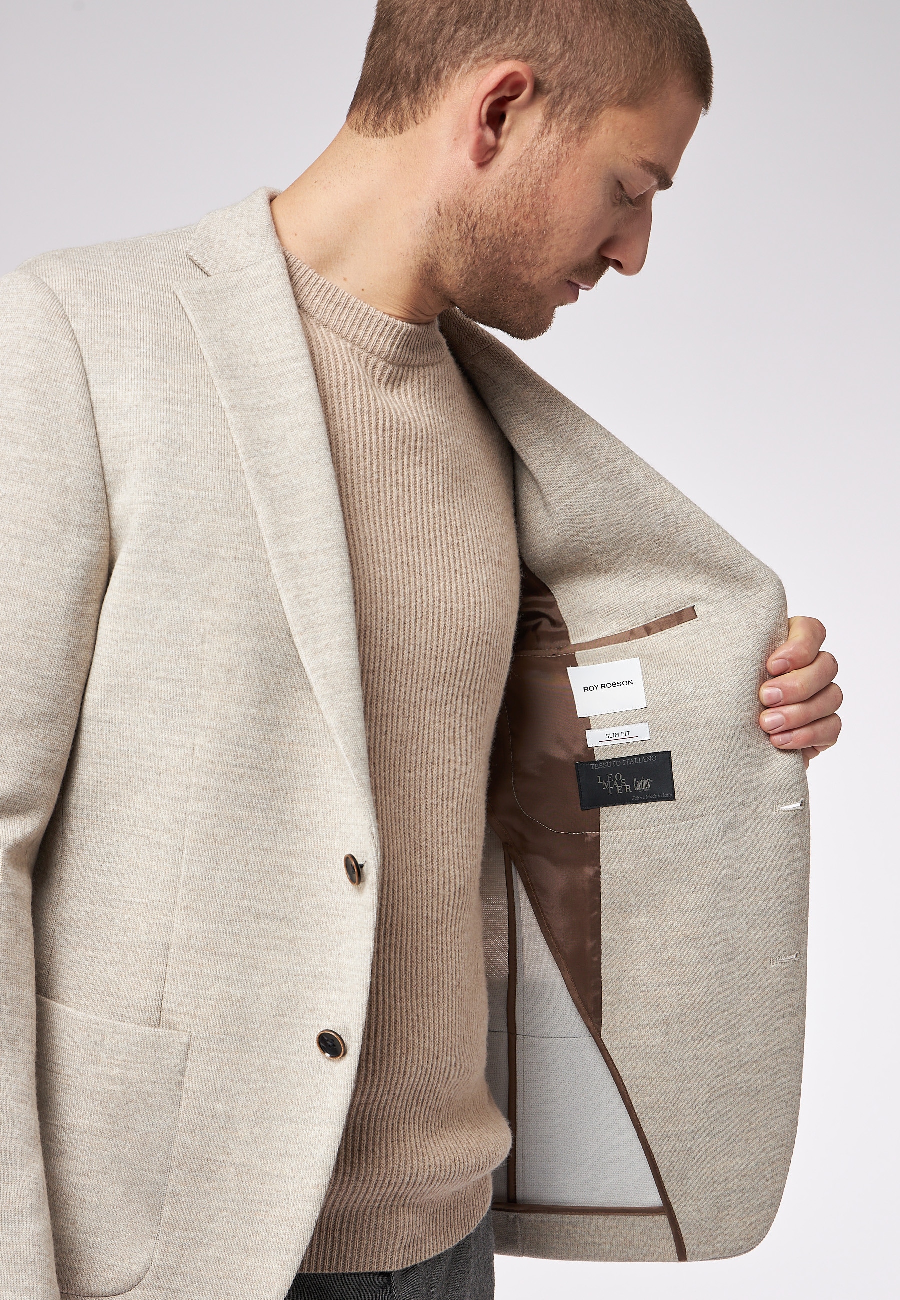 Roy Robson Sakko »Feinstrick«