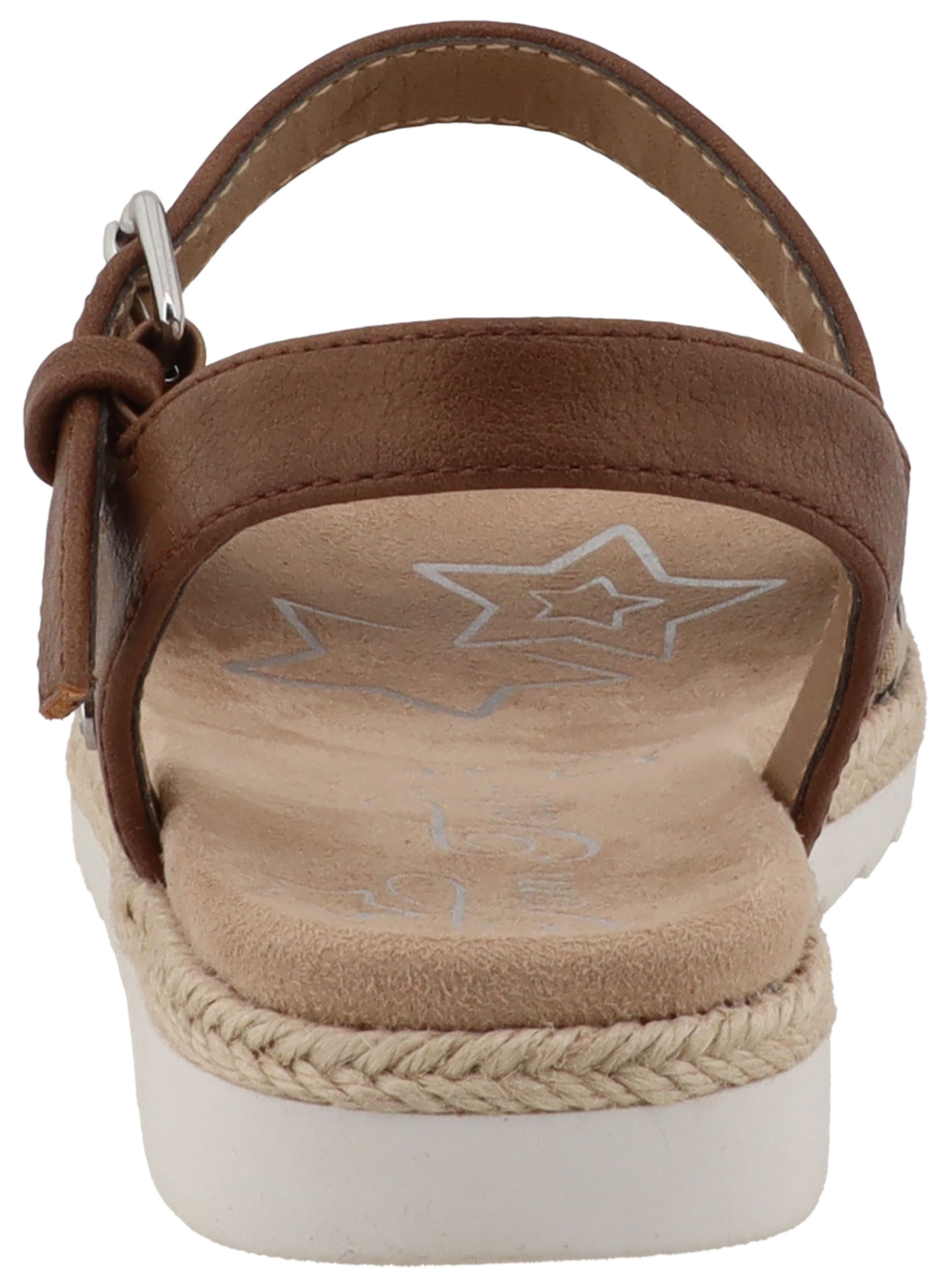 TOM TAILOR Riemchensandale »Resa«  Sommerschuh, Sandalette im angesagten Animal-Look