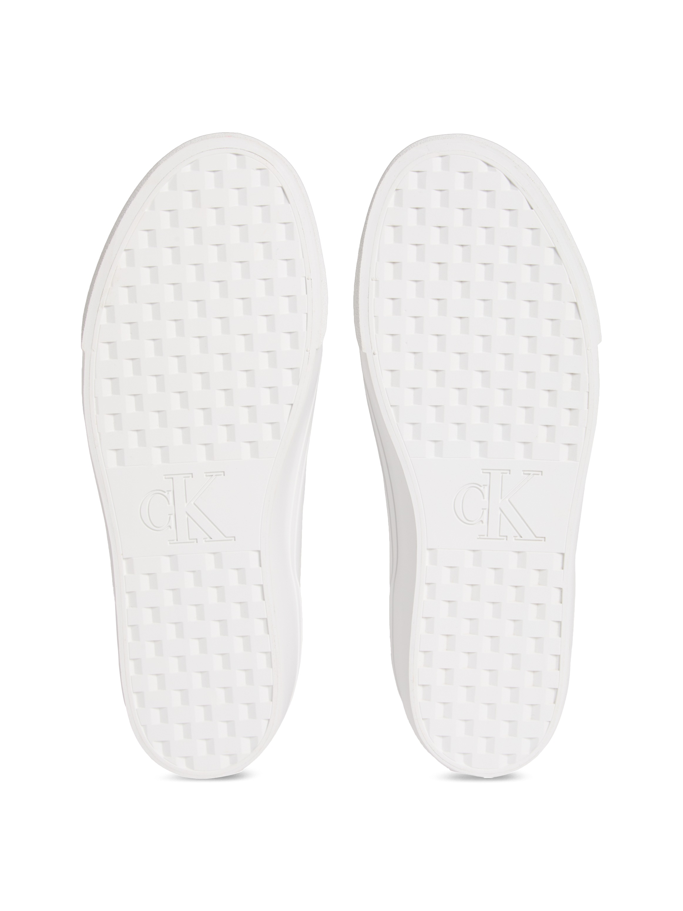 Calvin Klein Jeans Plateausneaker »VULC FLATF LTH LOGO TAG«, Schnürschuh, Halbschuh, Freizeitsneaker mit softem Schaftrand