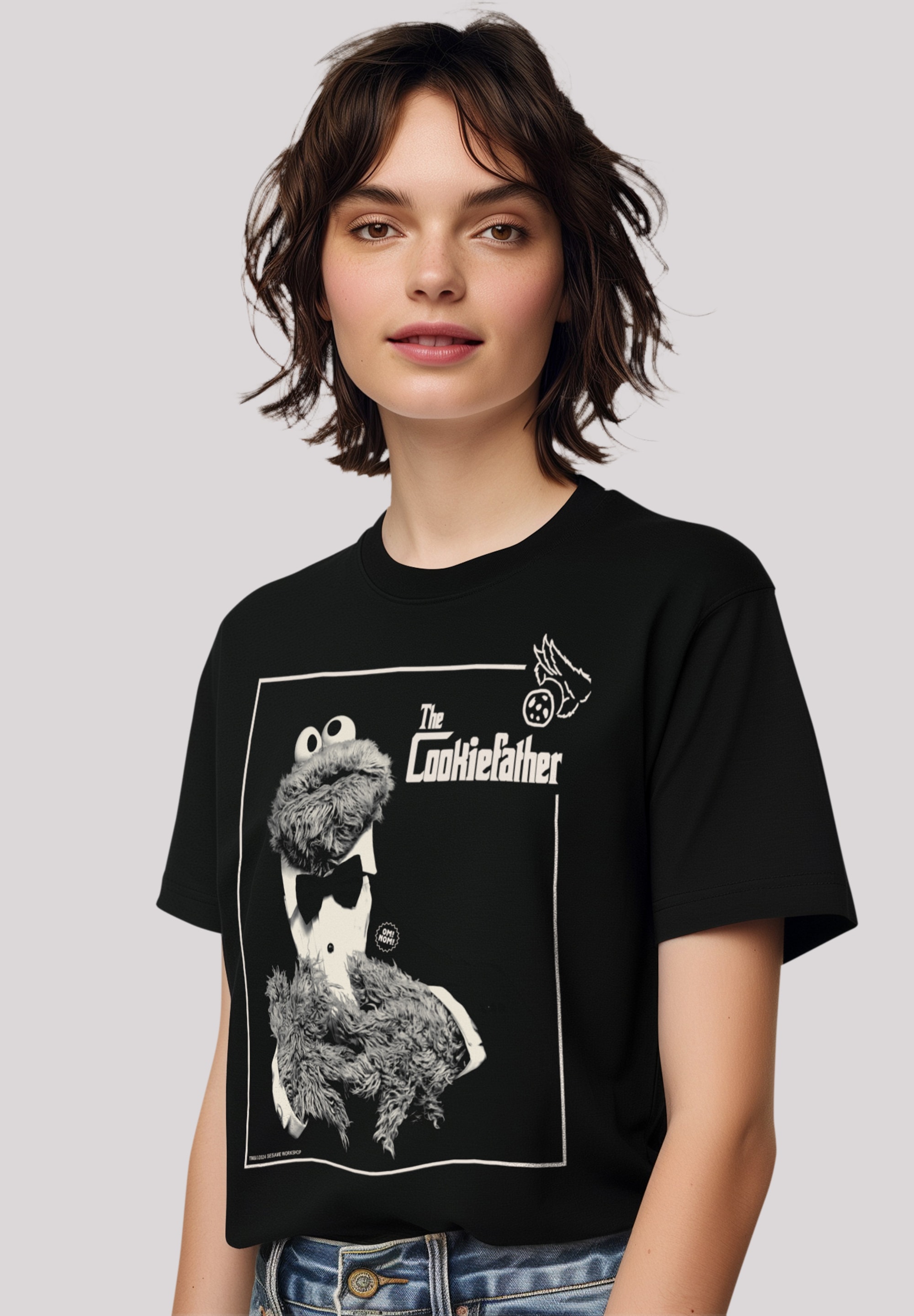 T-Shirt »Sesamstraße The Cookiefather«, Premium Qualität,Nostalgie, Fernsehserie