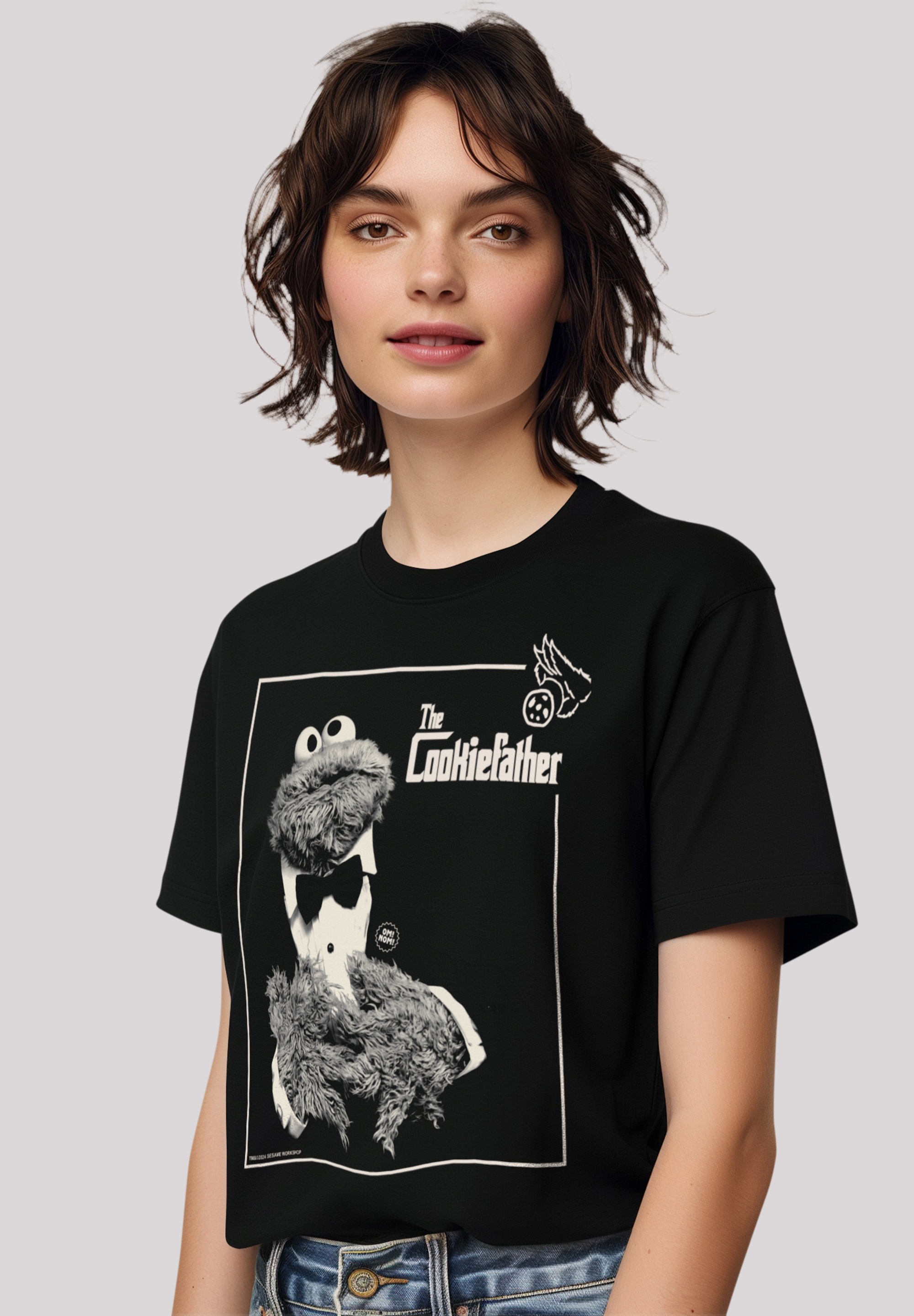 F4NT4STIC T-Shirt "Sesamstraße The Cookiefather", Premium Qualität,Nostalgi günstig online kaufen