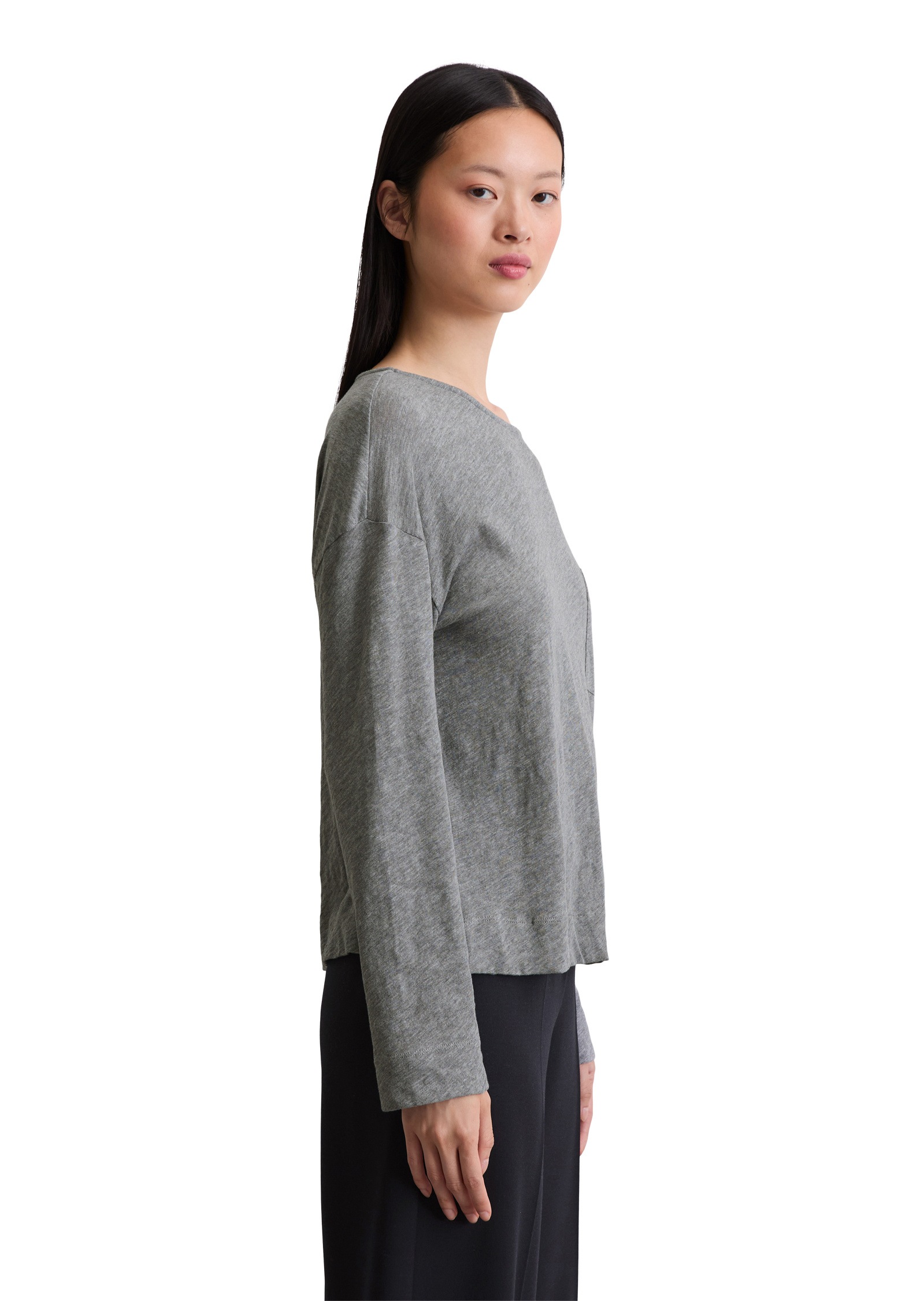 Marc O'Polo Langarmshirt »aus Slub Jersey«