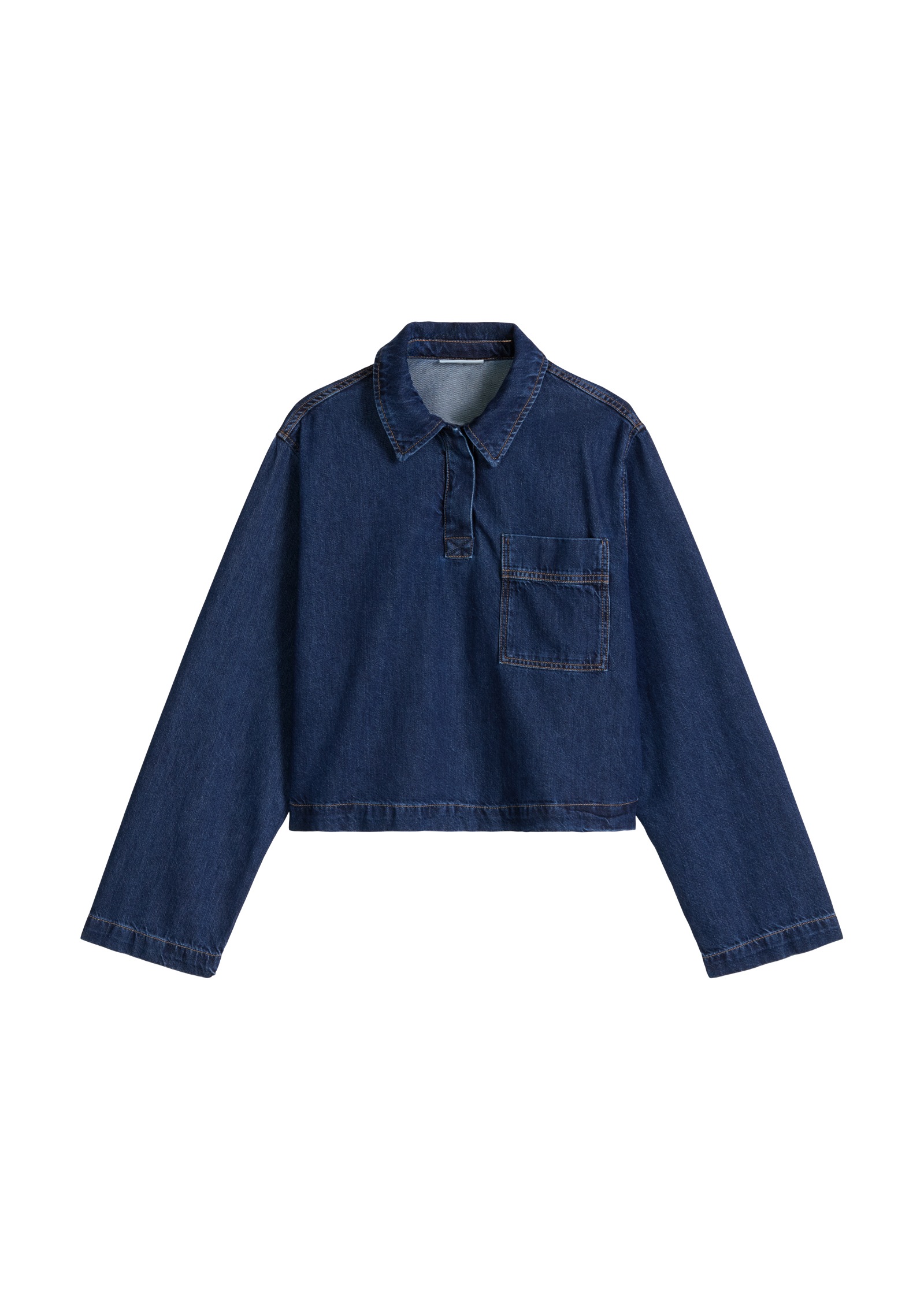 Marc O'Polo DENIM Langarmbluse »aus reiner Bio-Baumwolle«
