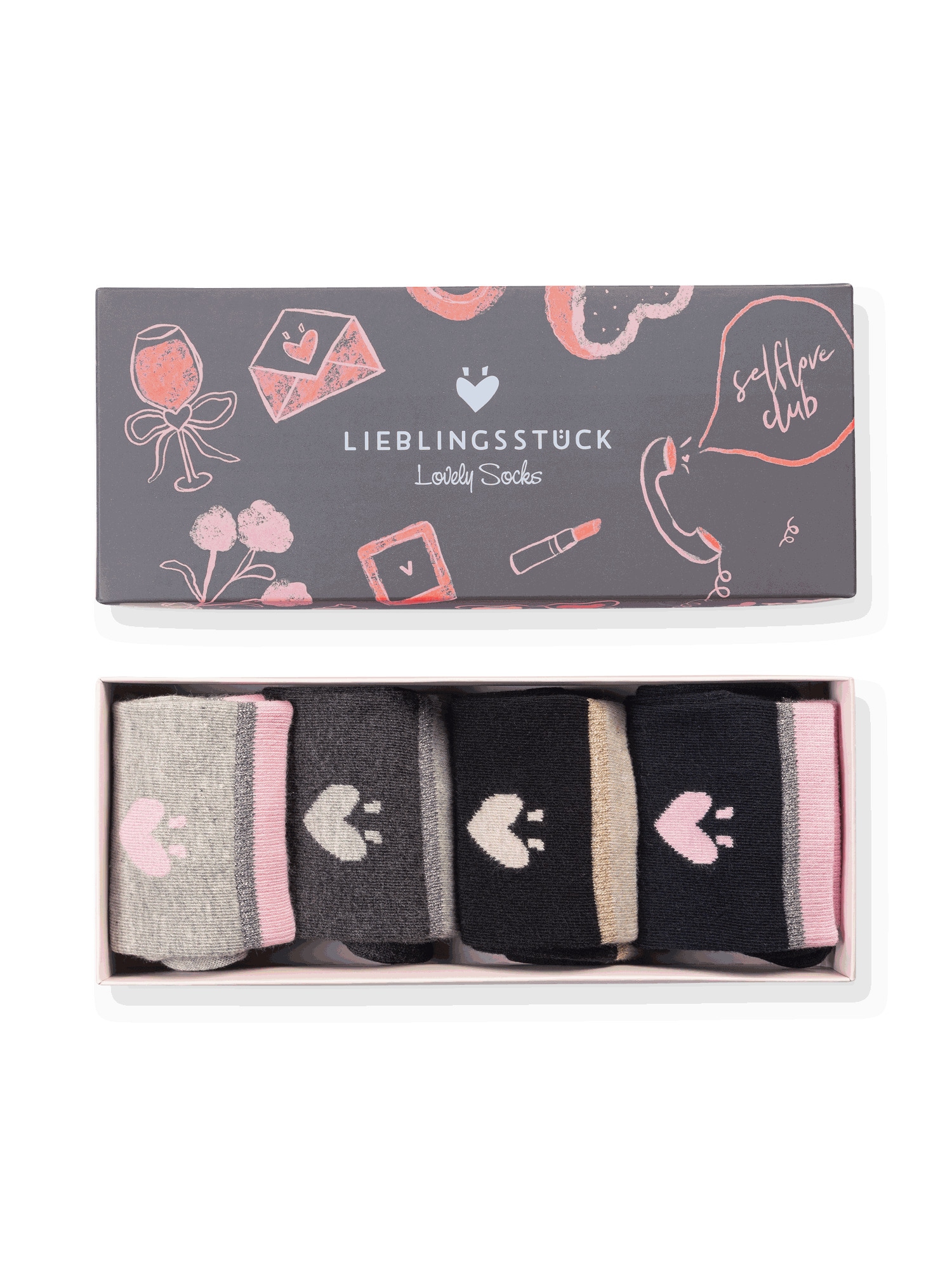 Lieblingsstück Langsocken "KellyEp - Geschenkbox - Regular" mit Baumwoll-An günstig online kaufen