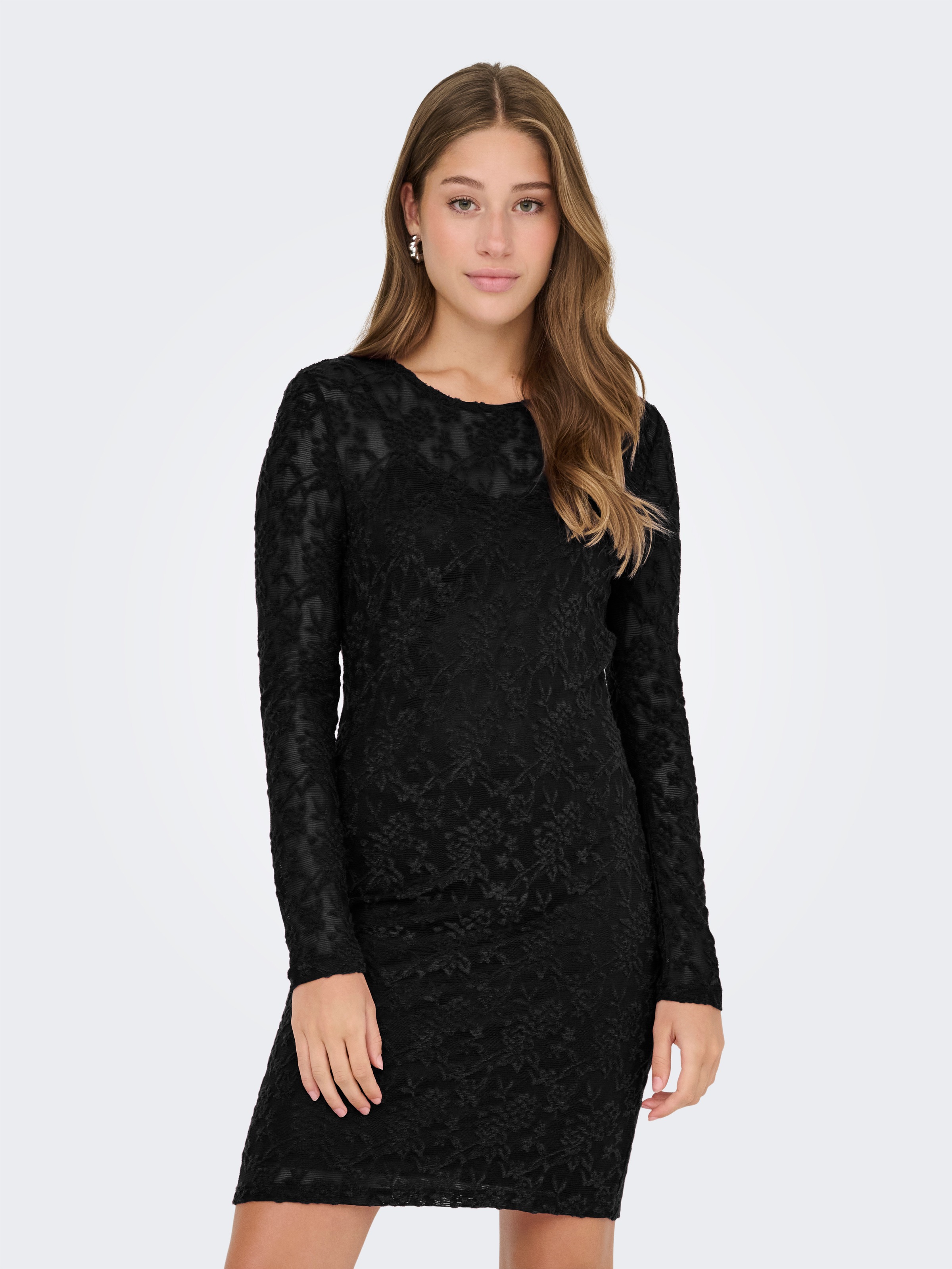 ONLY Minikleid "ONLBLAISE L/S O-NECK DRESS JRS" Sommerkleid günstig online kaufen