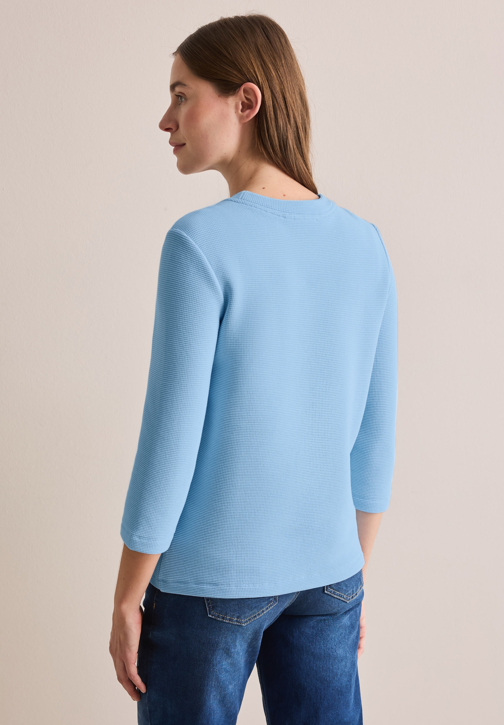 Cecil 3/4-Arm-Shirt, mit 3/4 Ärmeln