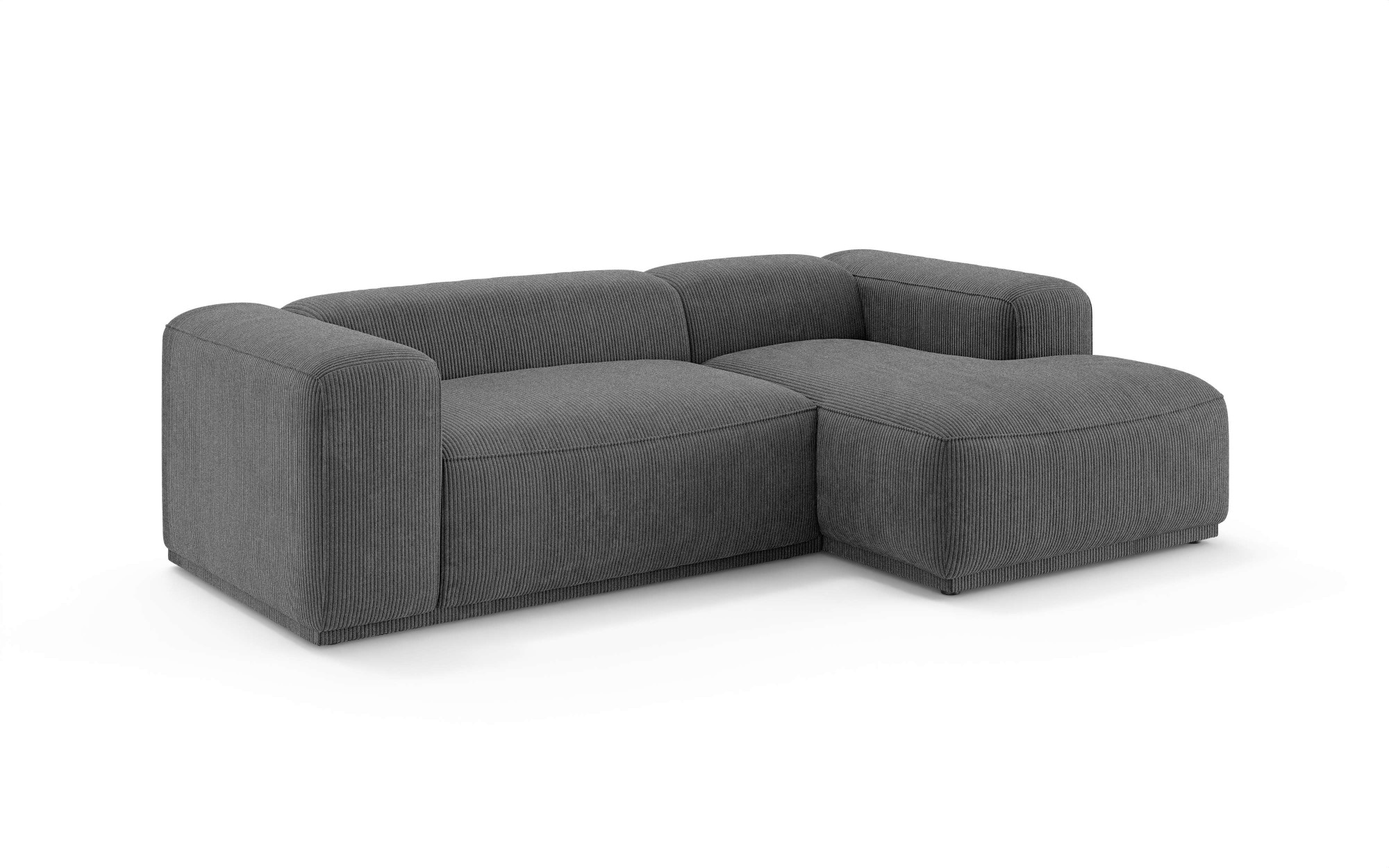 s.Oliver Ecksofa »EMMERIK Designersofa, L-Form mit Wellenfederung, B/T/H: 260/155/73 cm« hoher Sitzkomfort, gemütlich und modern, auch in Cord