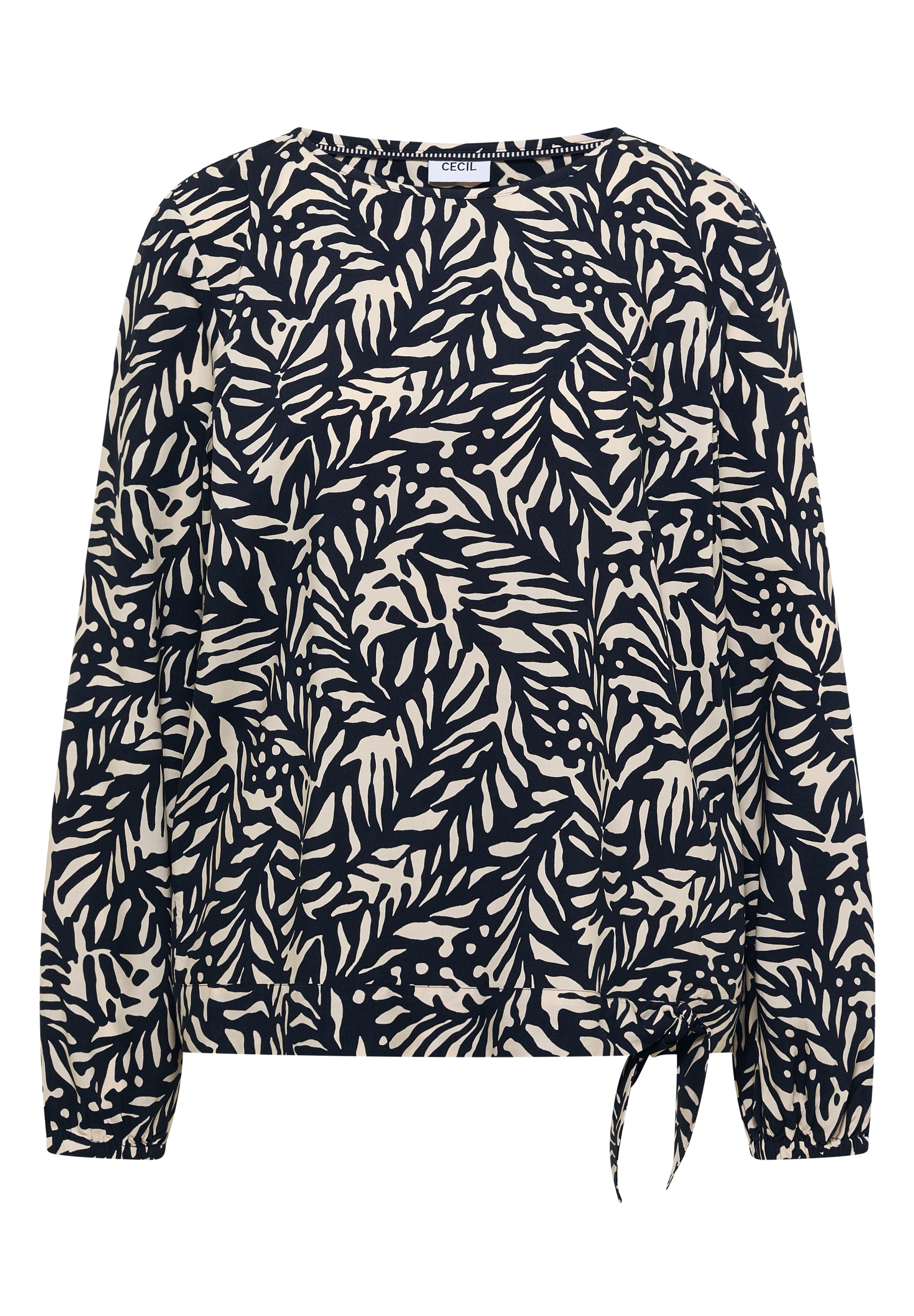 Cecil Langarmbluse mit grafischem Muster