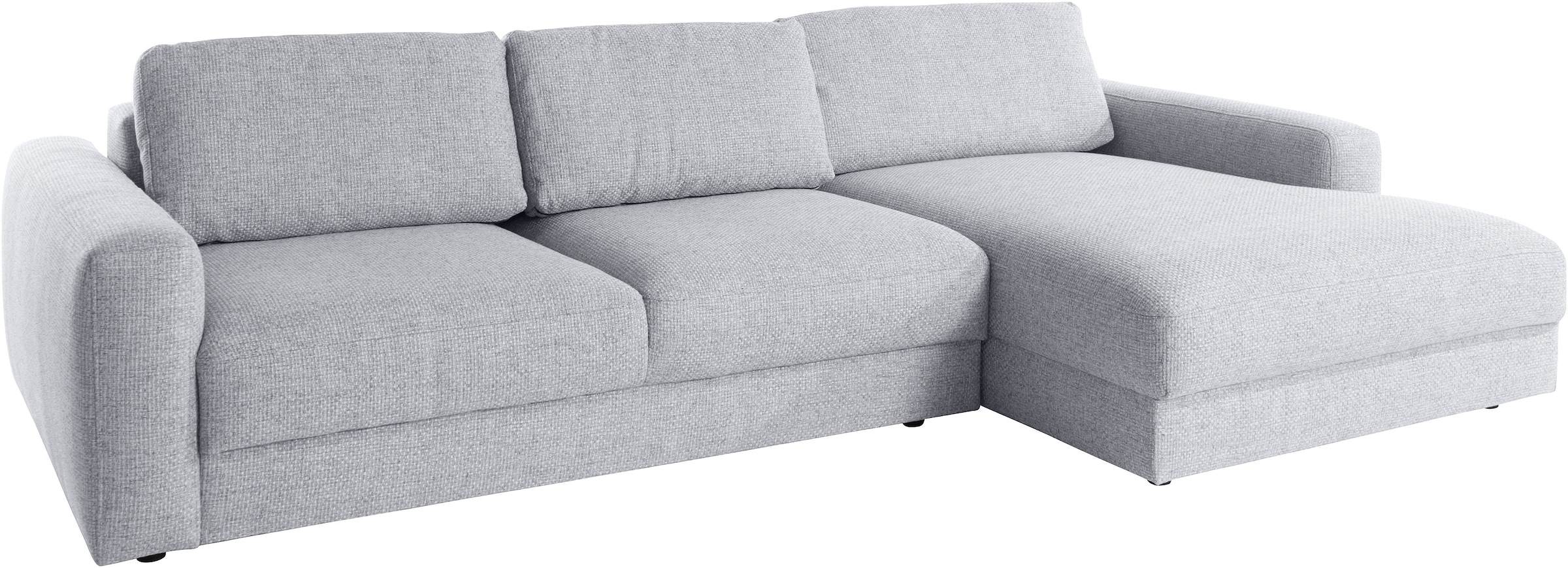 Places of Style Ecksofa »Bloomfield, L-Form«, extra tiefe Sitzfläche, wahlweise mit Sitztiefenverstellung