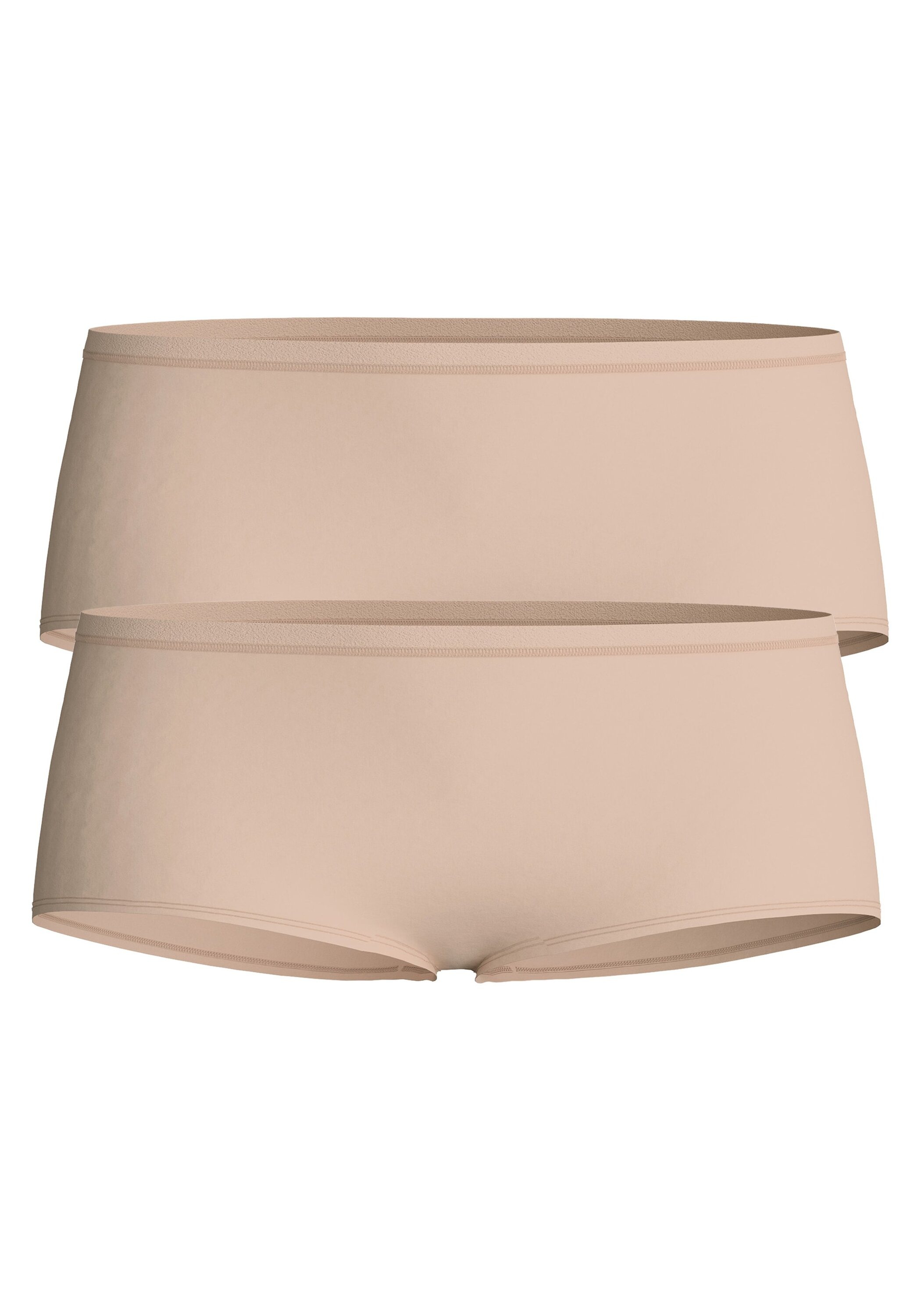 CALIDA Damen Slip "Slip Sleek Skin Hipster Slip 2P 2er Pack", Gr. 48, beige, Obermaterial: 73% Polyamid PA. 27% Elasthan EL., Unterhosen