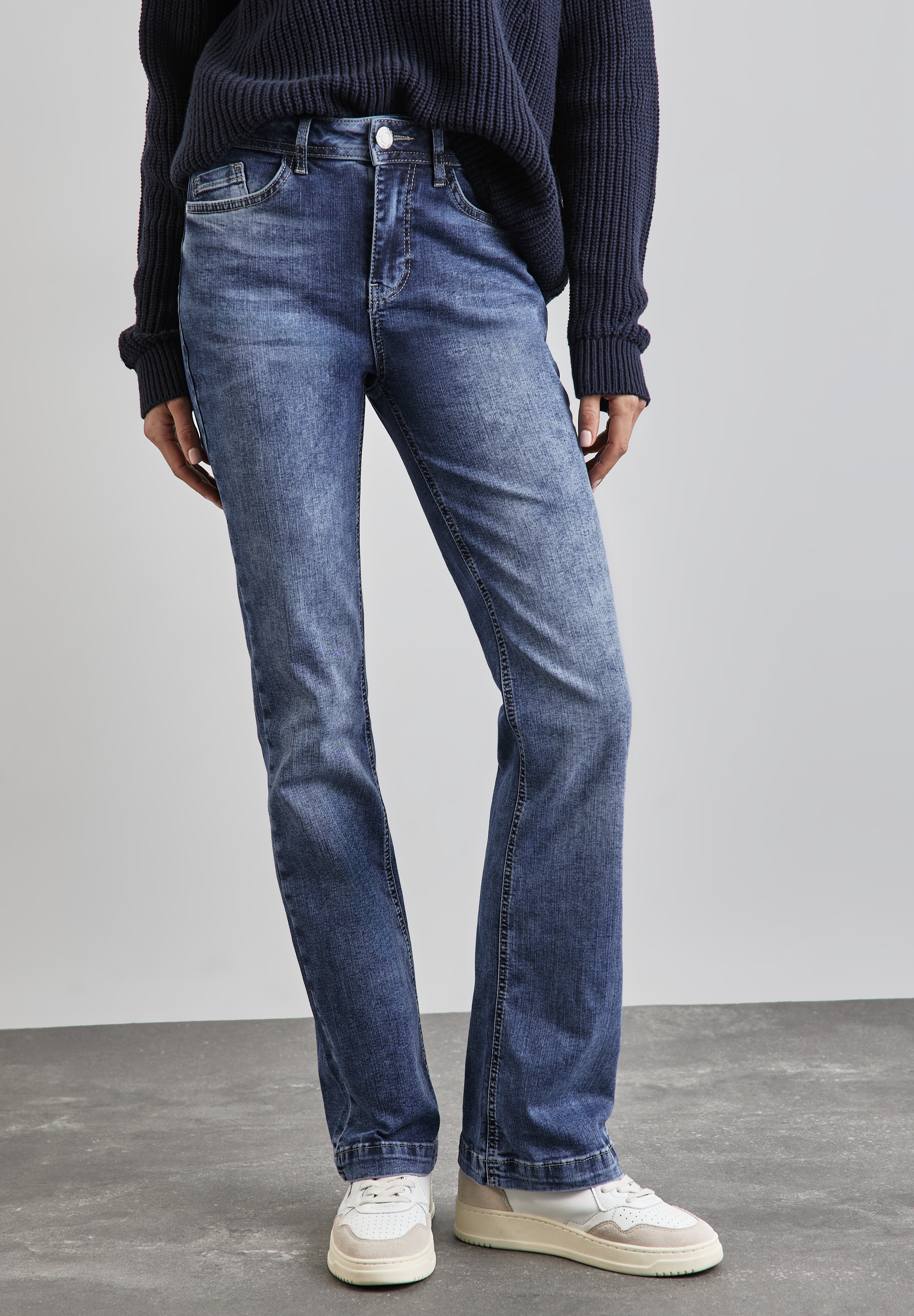 STREET ONE Gerade Jeans, High Waist günstig online kaufen